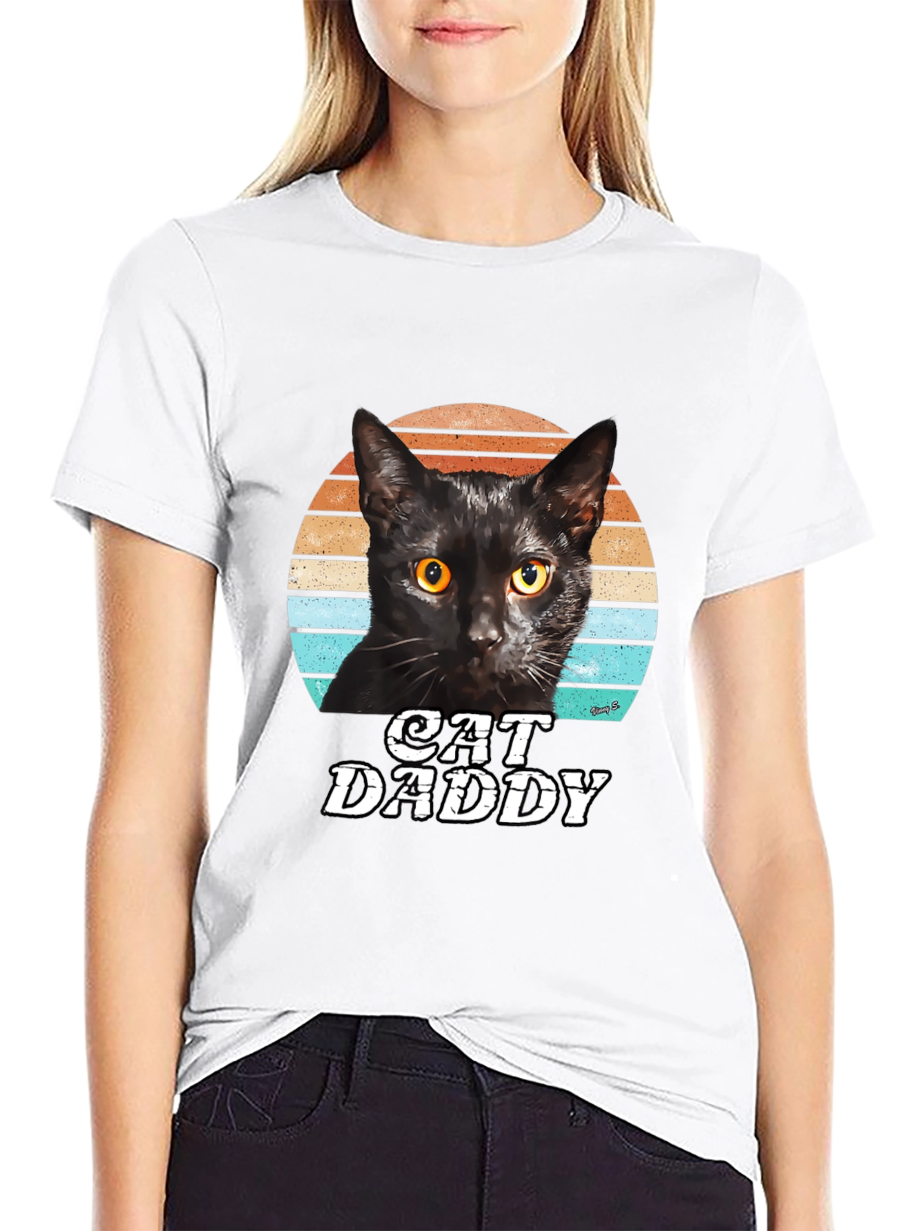 Cat Daddy Black T-Shirt