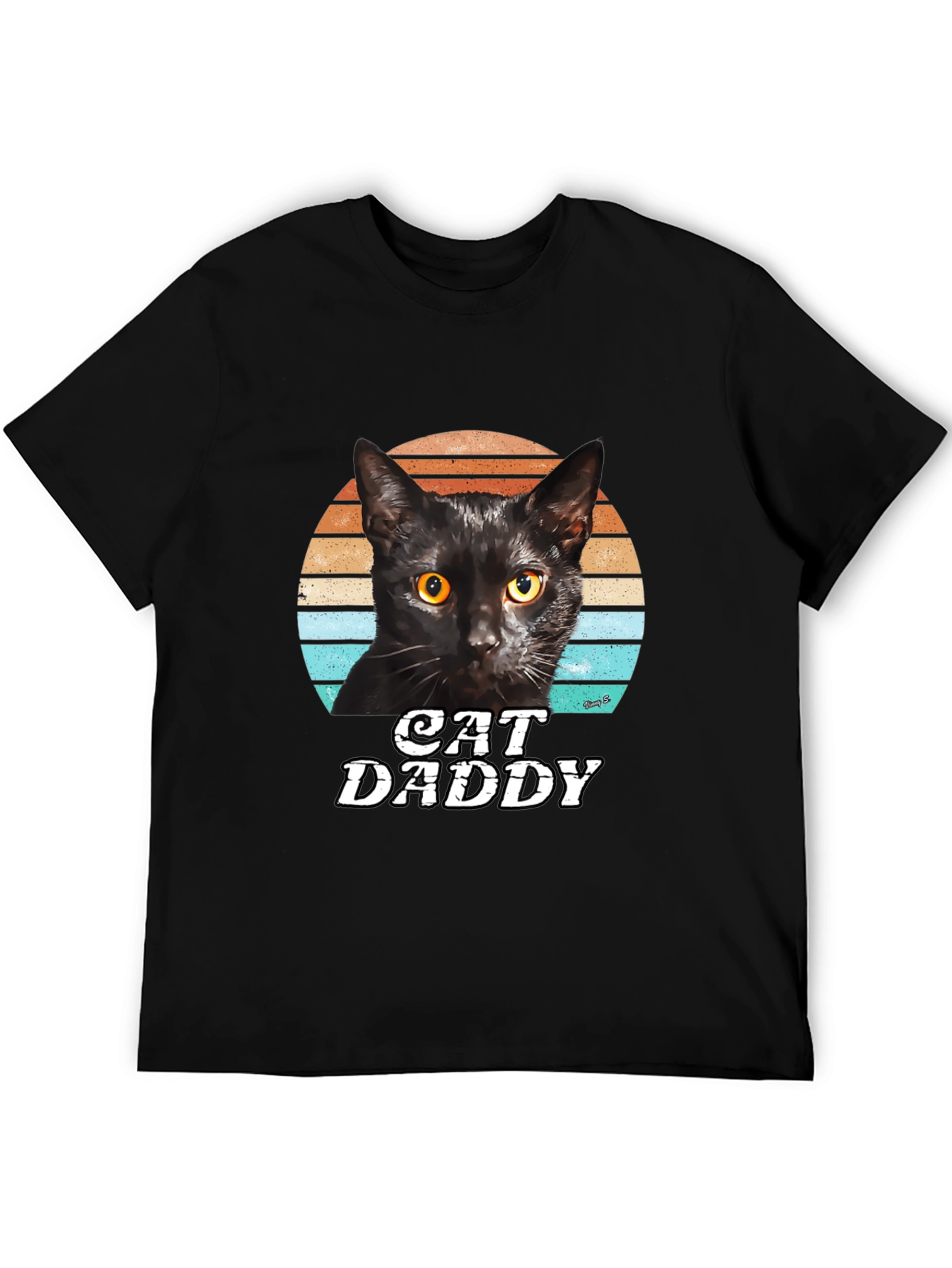 Cat Daddy Black T-Shirt