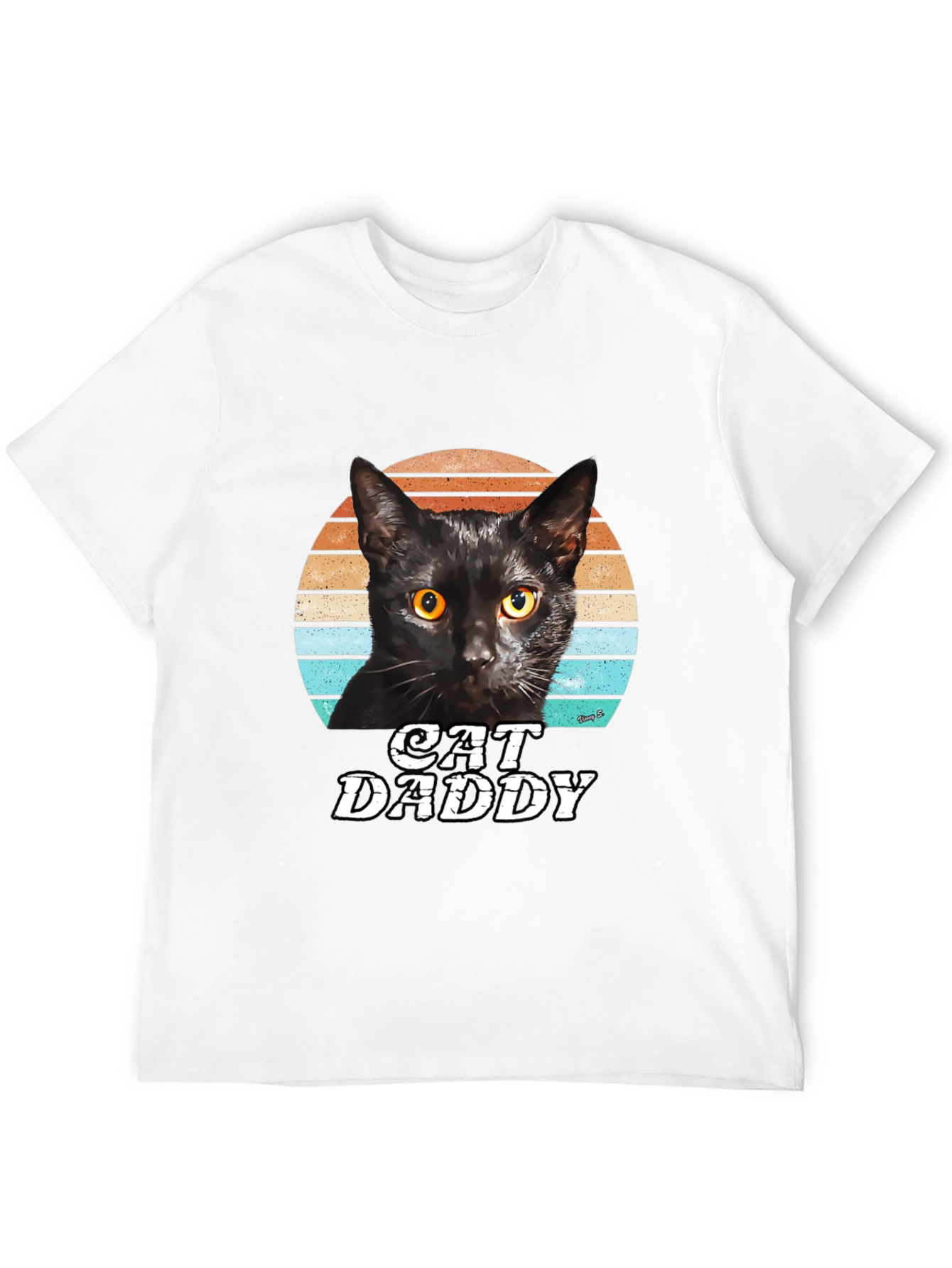 Cat Daddy Black T-Shirt