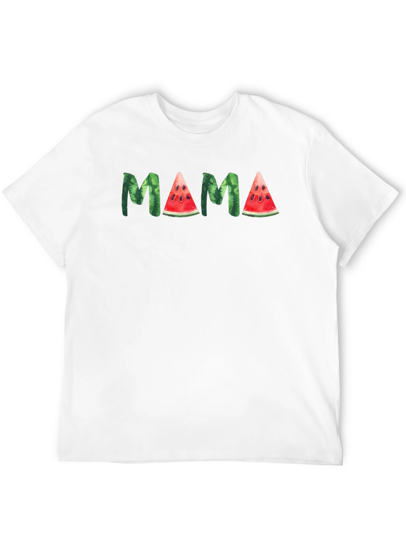 Mama Watermelon Graphic Tee - Fun Summer Shirt