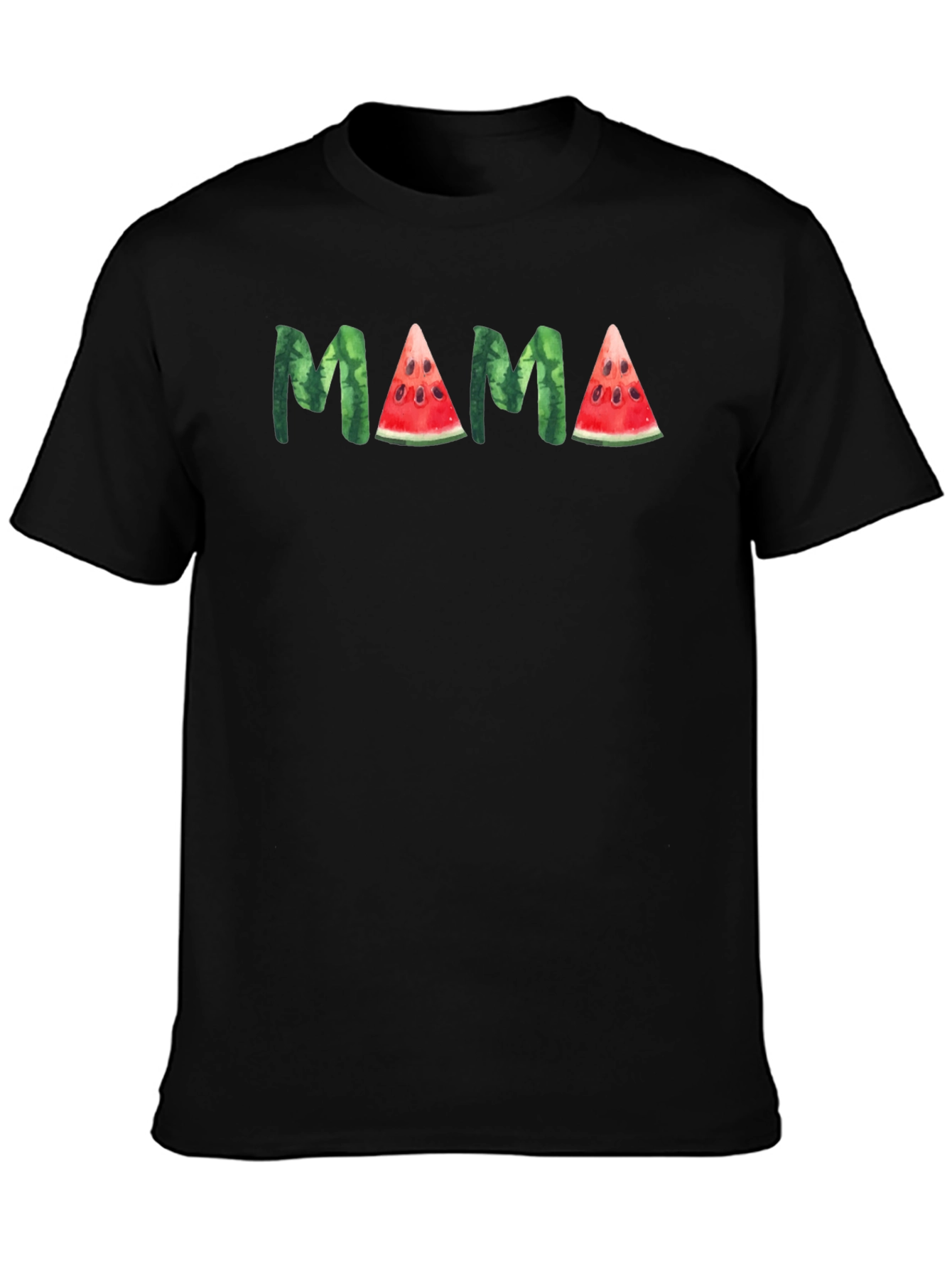 Mama Watermelon Graphic Tee - Fun Summer Shirt