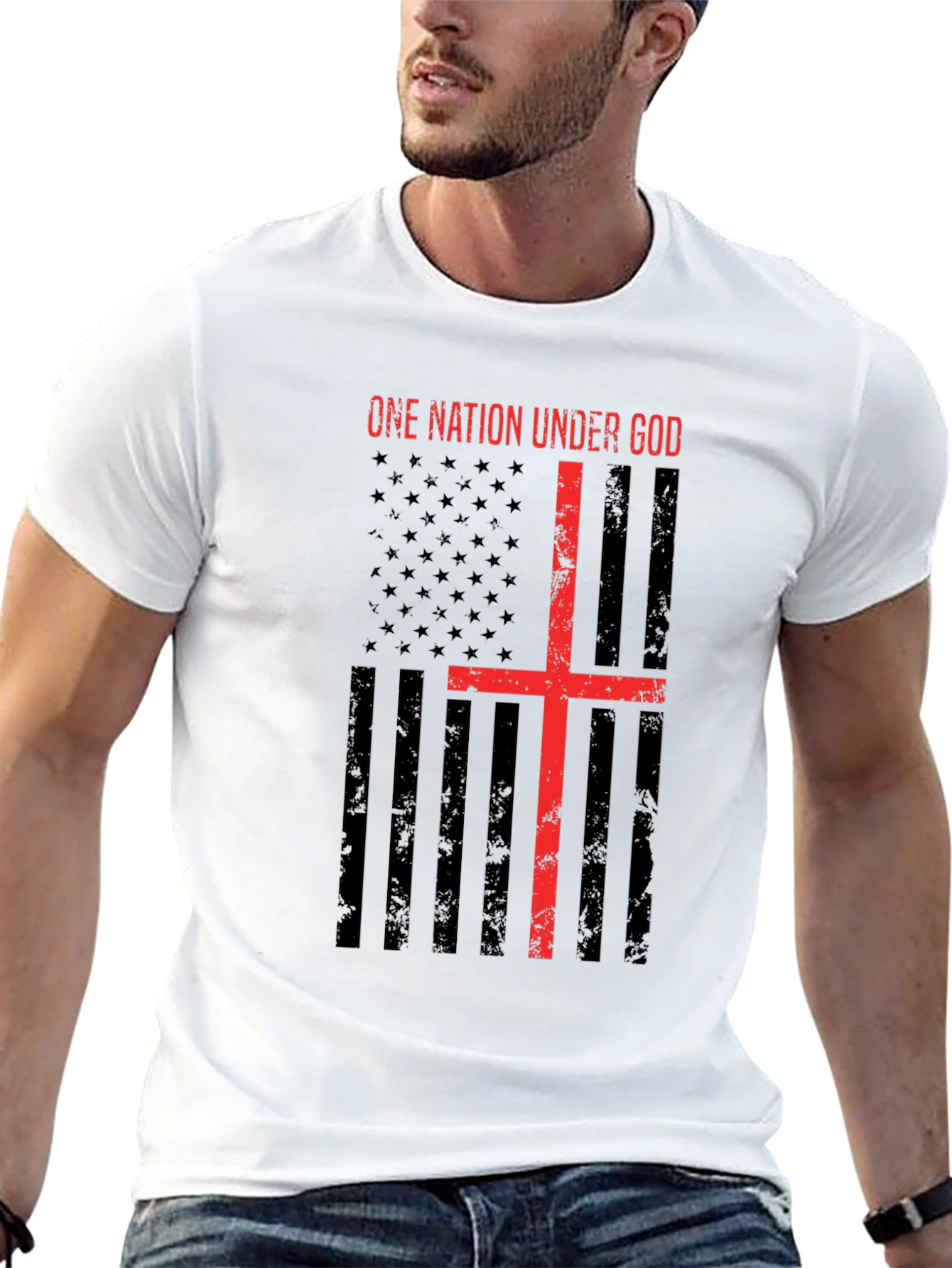 One Nation Under God Graphic Tee