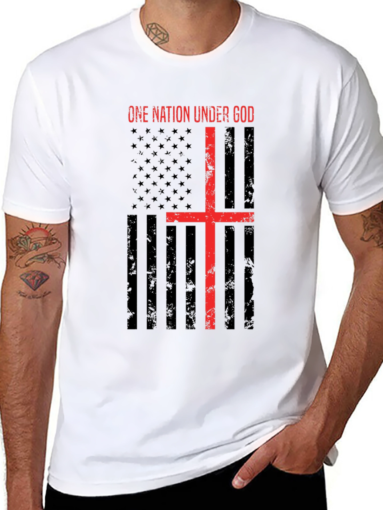 One Nation Under God Graphic Tee