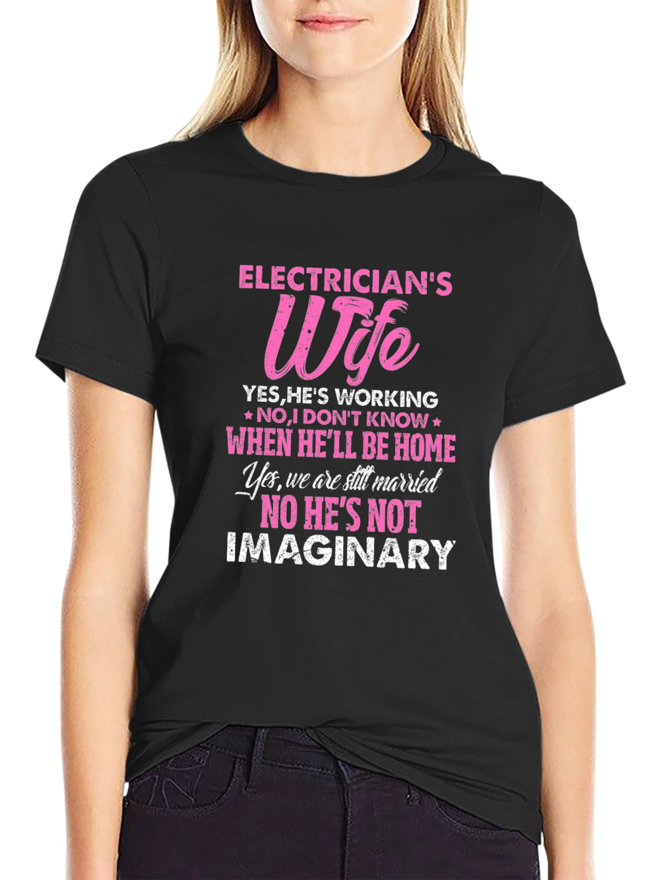Electricians Wife Graphic T-Shirt