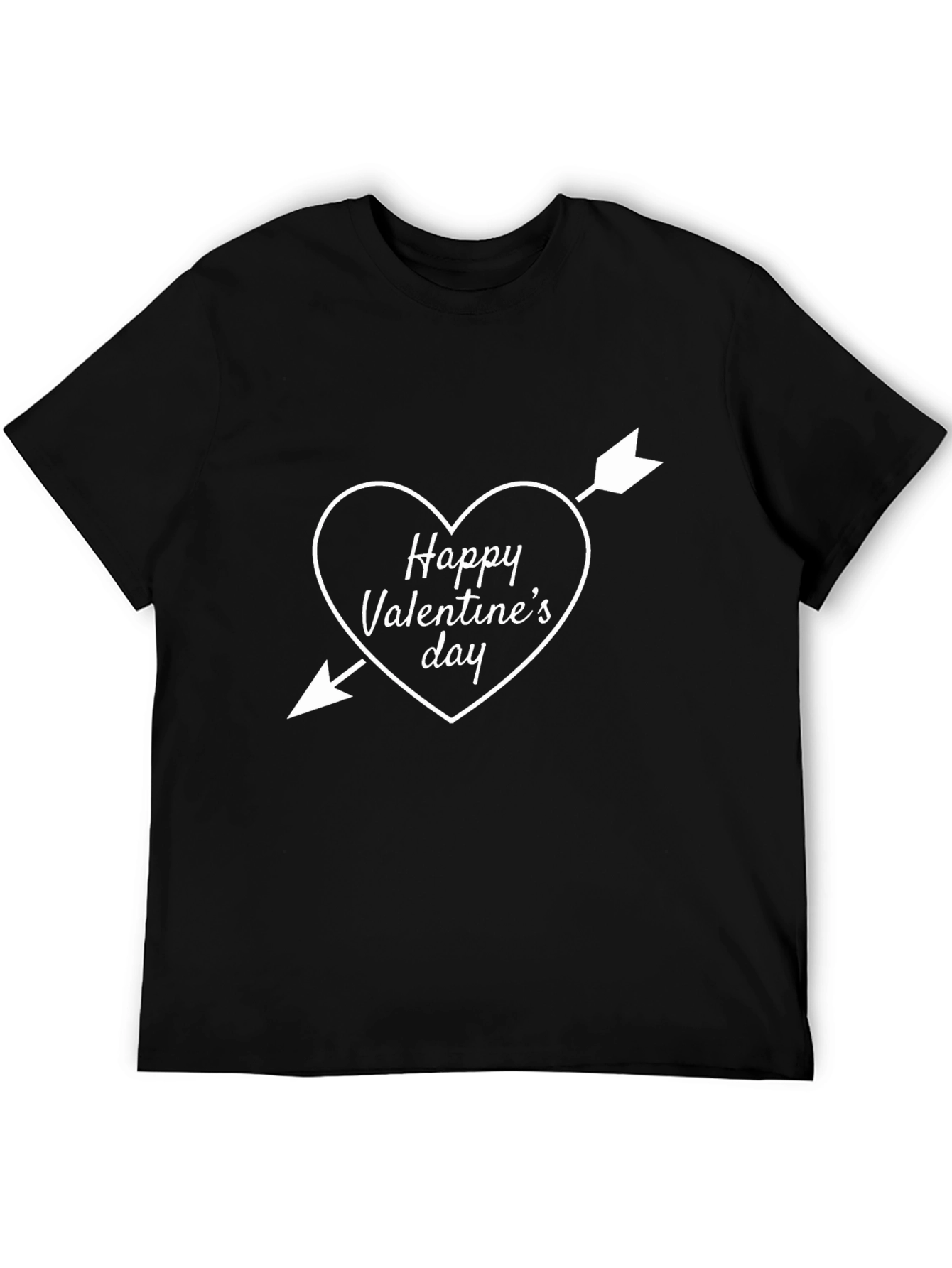 Happy Valentines Day Arrow Heart Tee