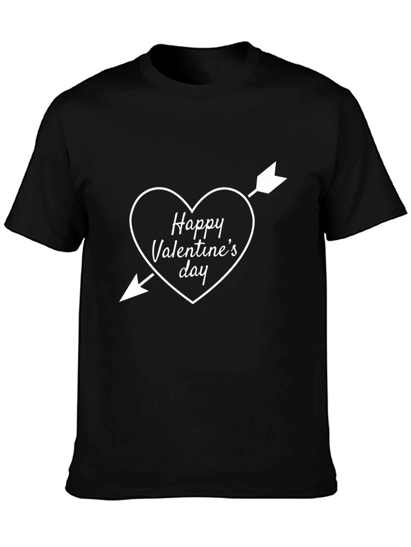Happy Valentines Day Arrow Heart Tee