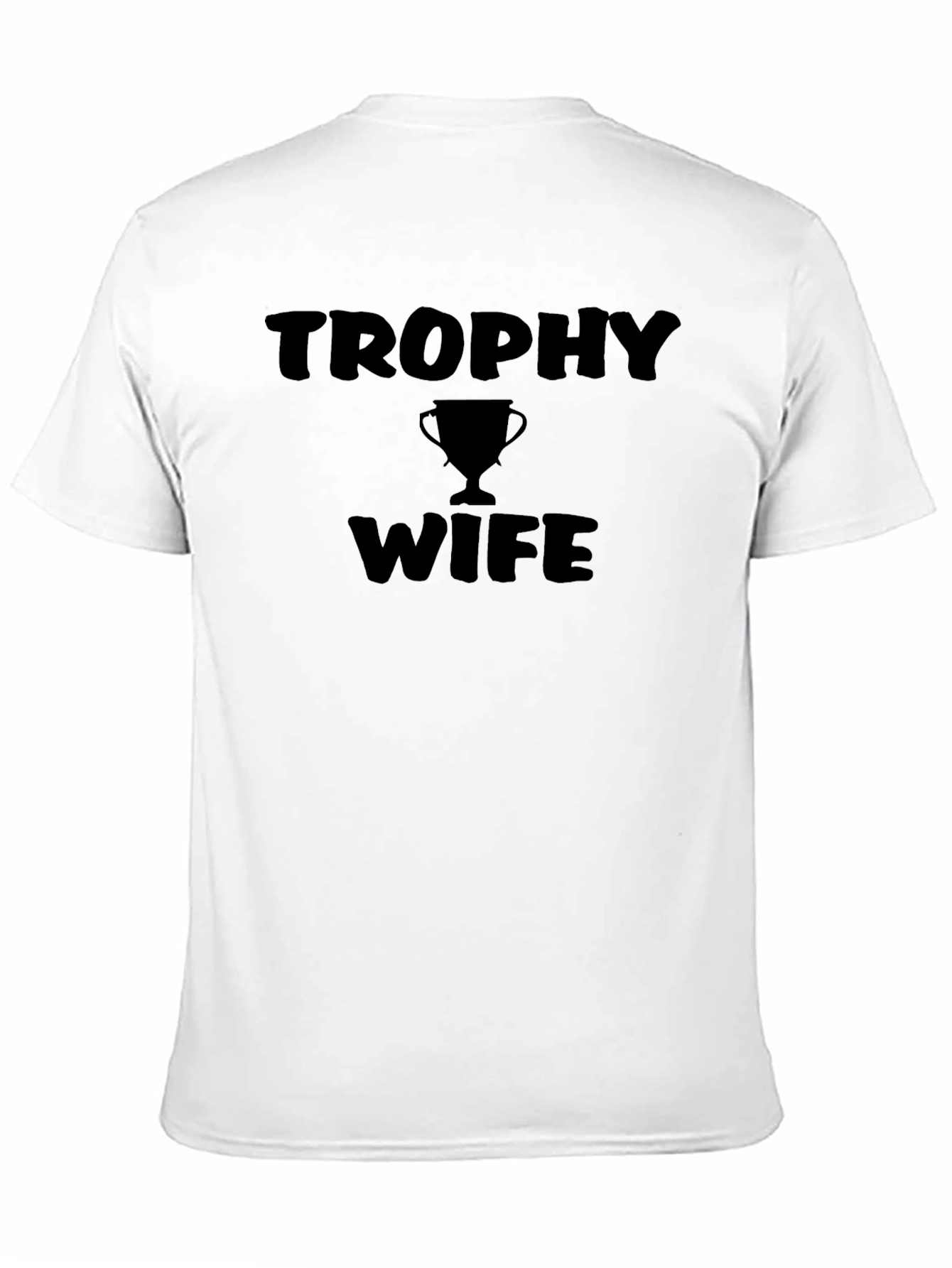 Trophy Wife Graphic Tee - Black Cotton T-Shirt