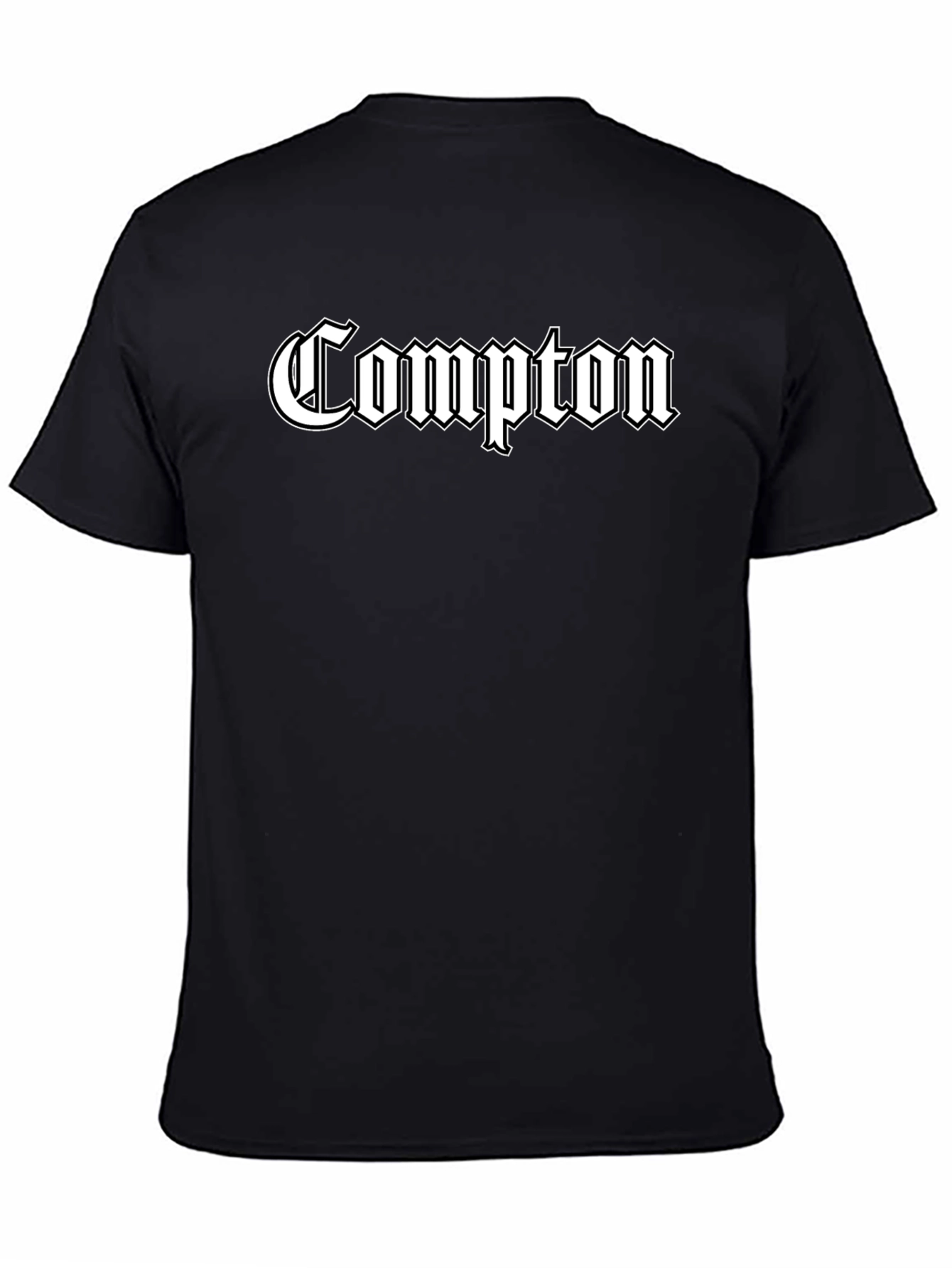 Compton Black Graphic T-Shirt