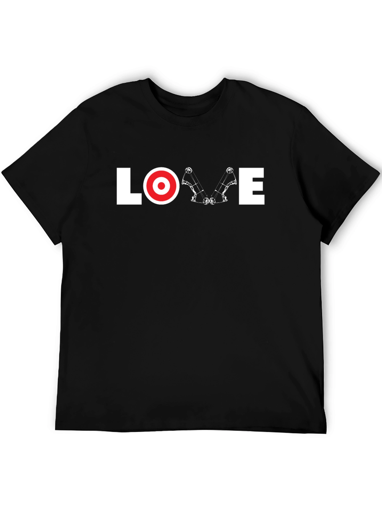 Love Archery T-Shirt - Black Graphic Tee