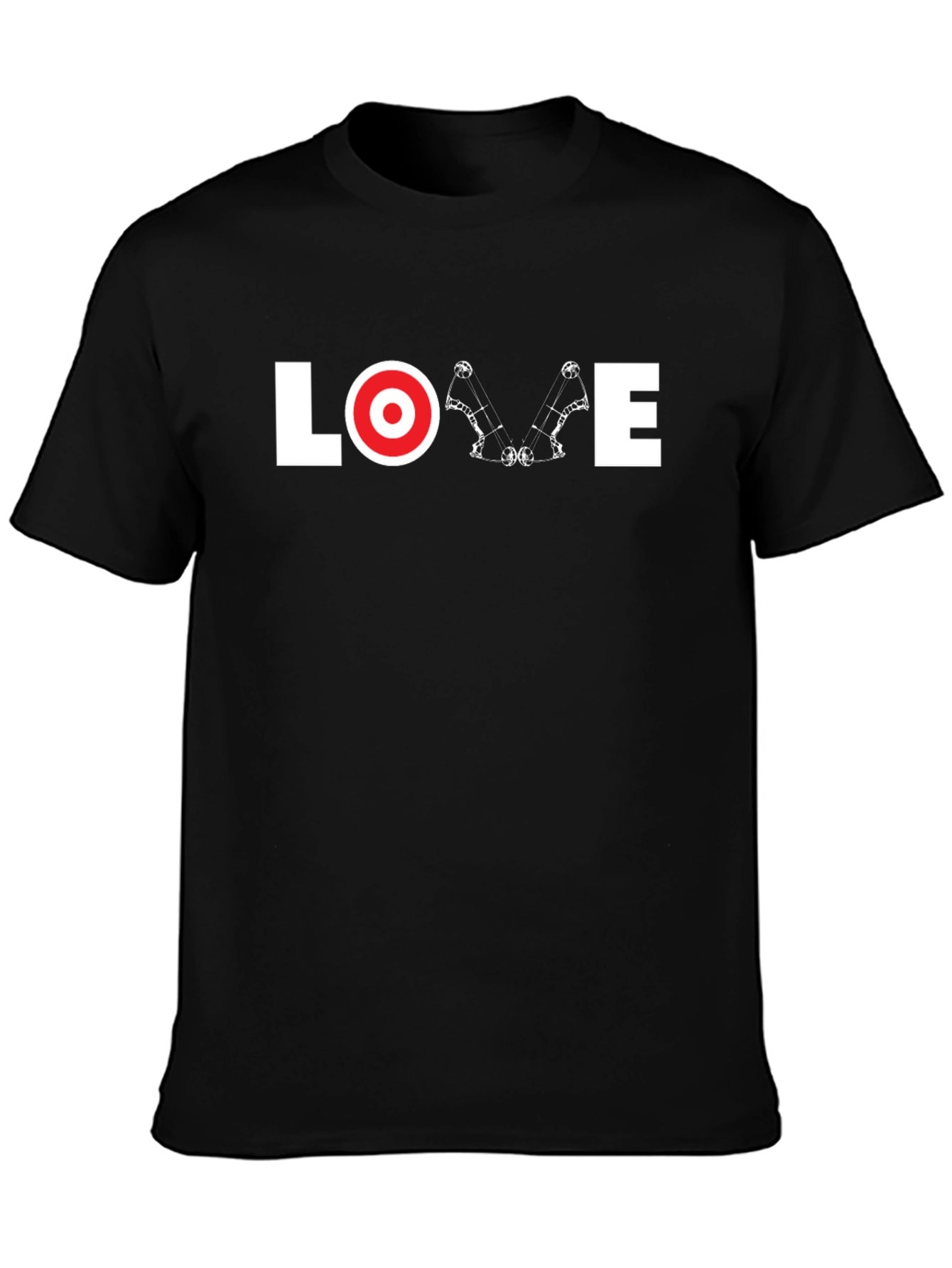 Love Archery T-Shirt - Black Graphic Tee