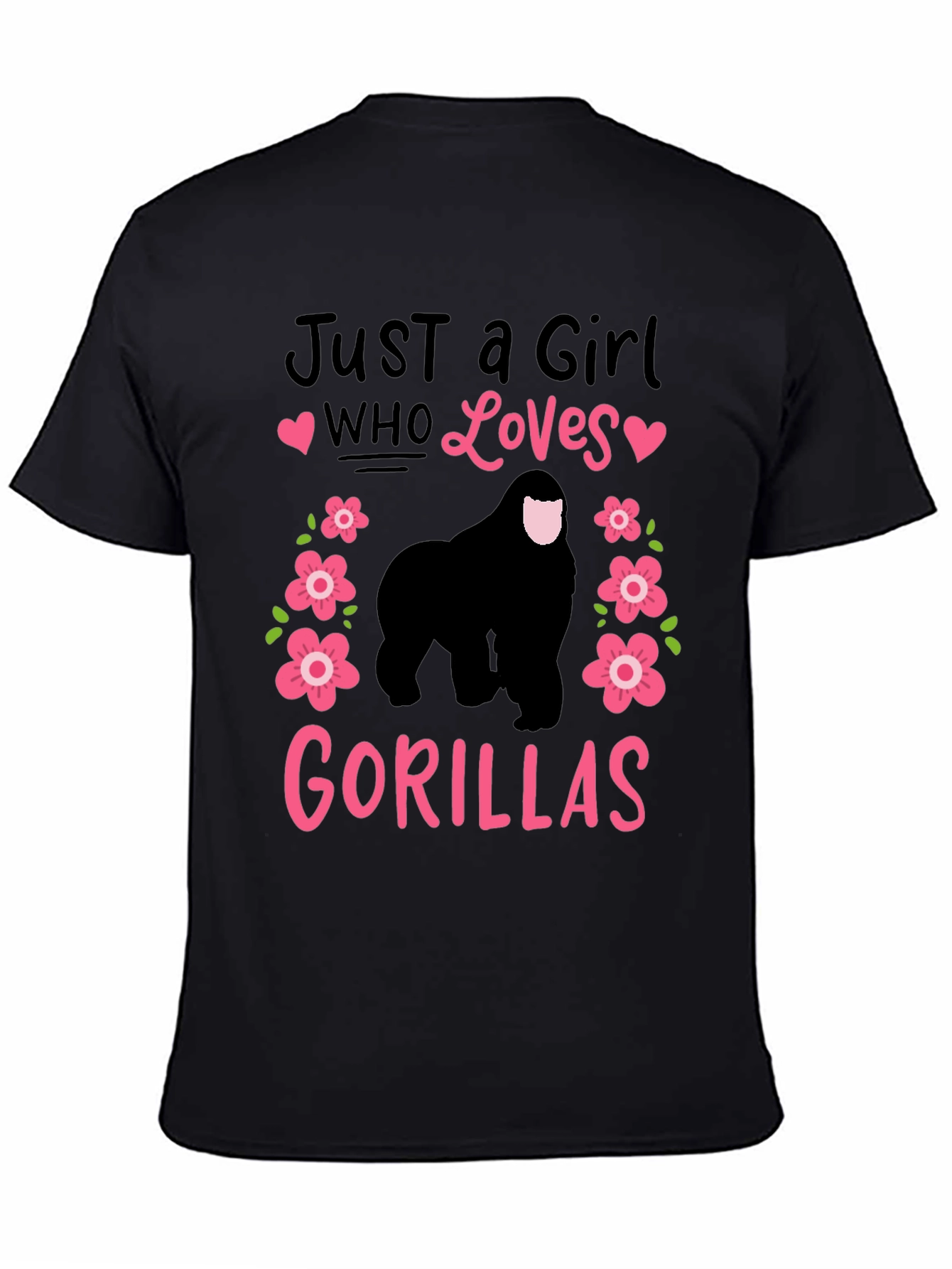Just a Girl Who Loves Gorillas T-Shirt