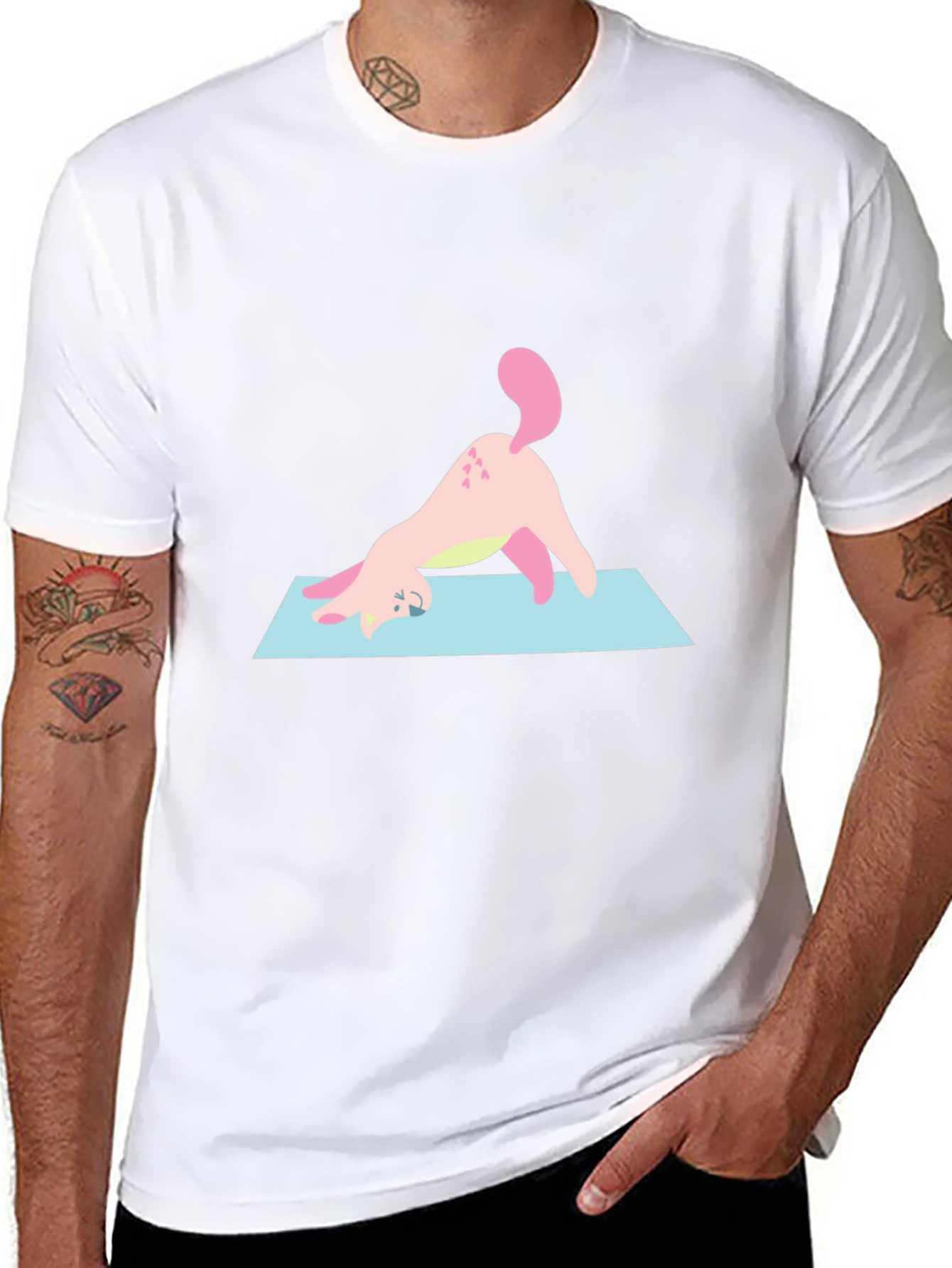 Yoga Pony Tee - Downward Dog Graphic T-Shirt