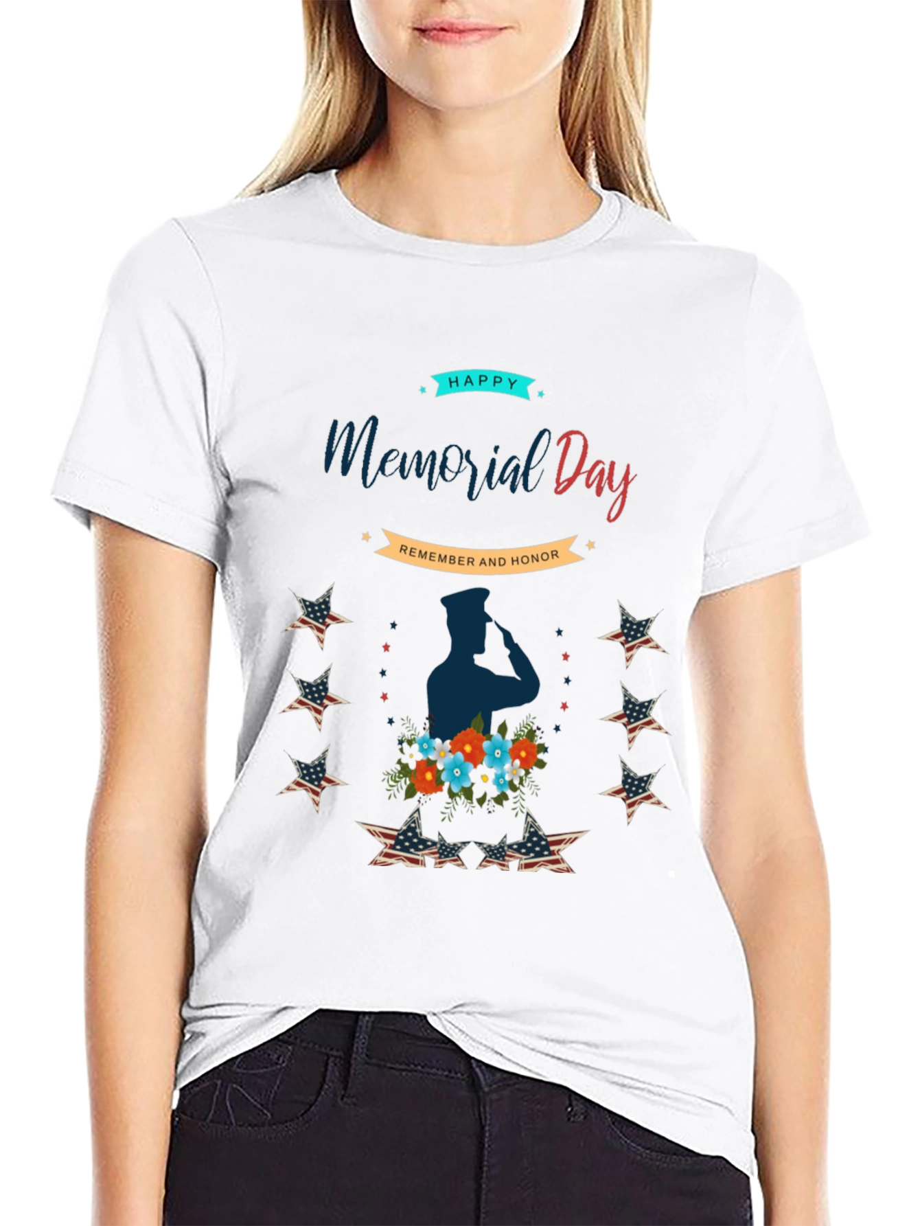 Memorial Day T-Shirt - Remember and Honor