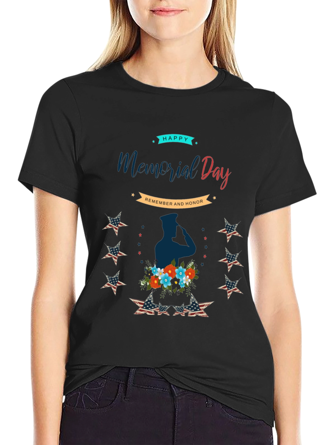 Memorial Day T-Shirt - Remember and Honor
