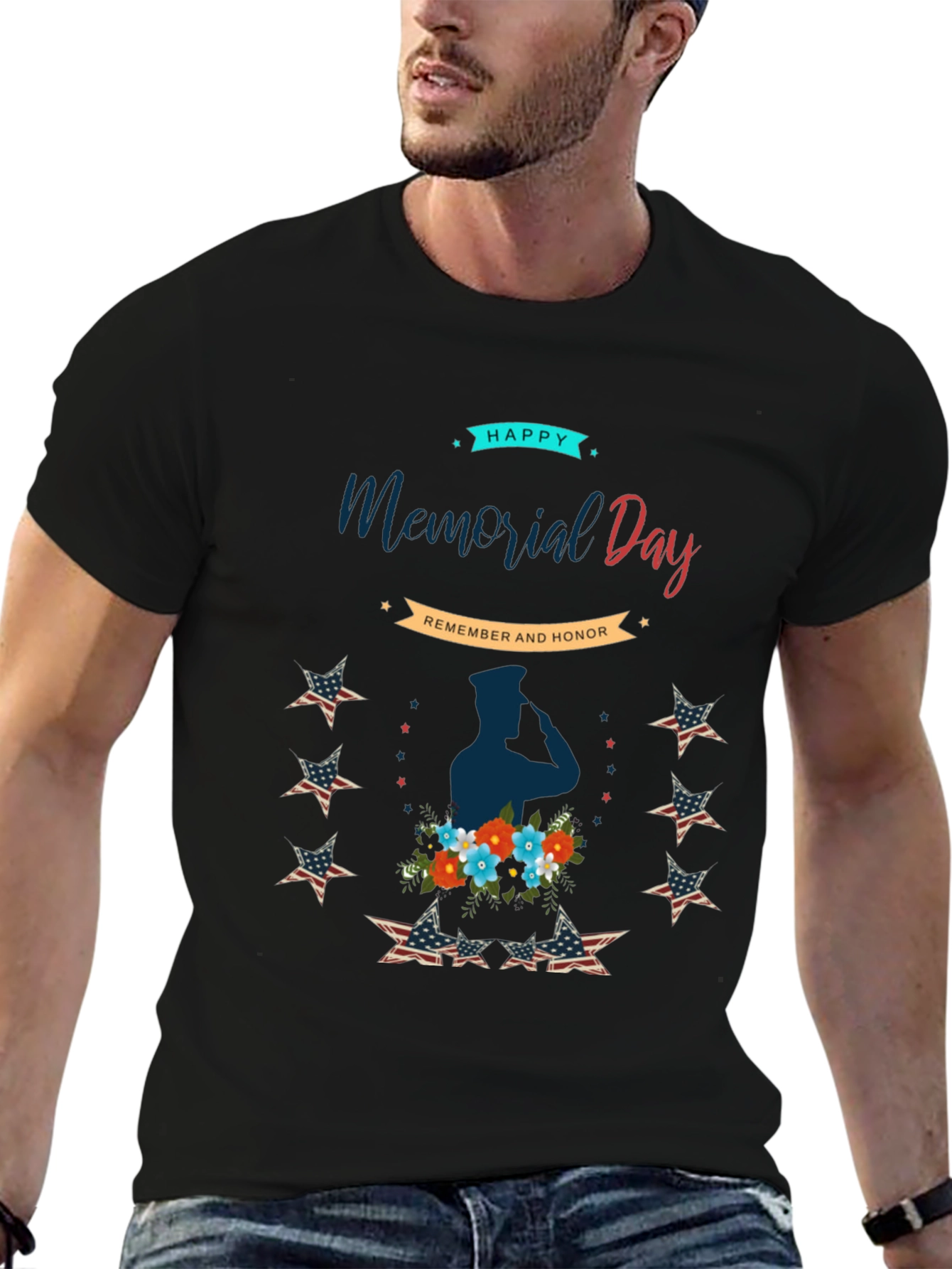 Memorial Day T-Shirt - Remember and Honor