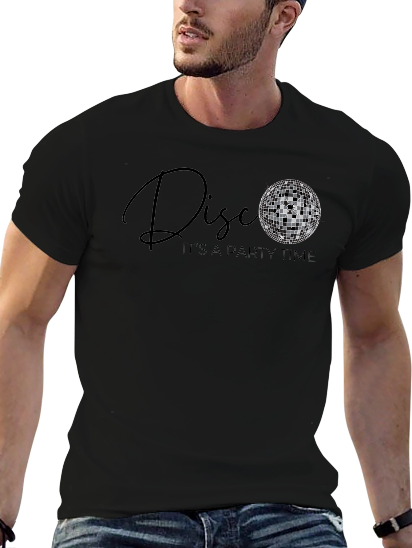 Disco Party Time Graphic Tee