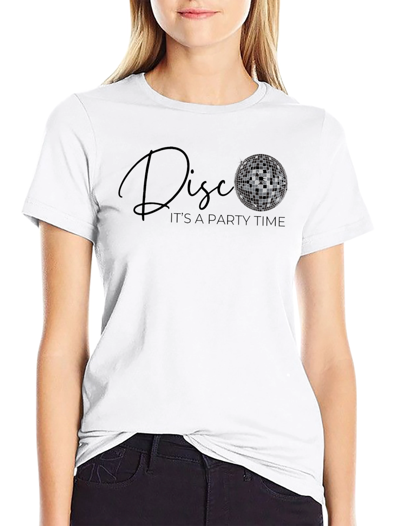 Disco Party Time Graphic Tee