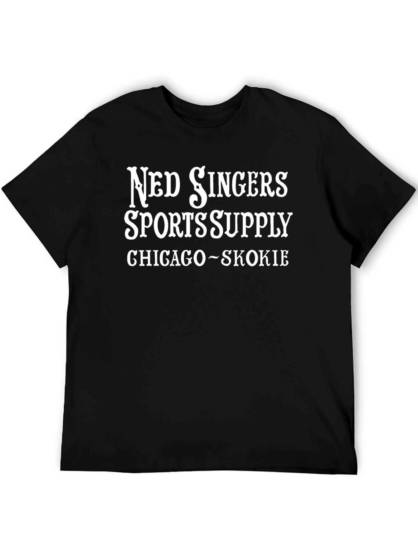 Ned Singers Sports Supply Black Graphic Tee