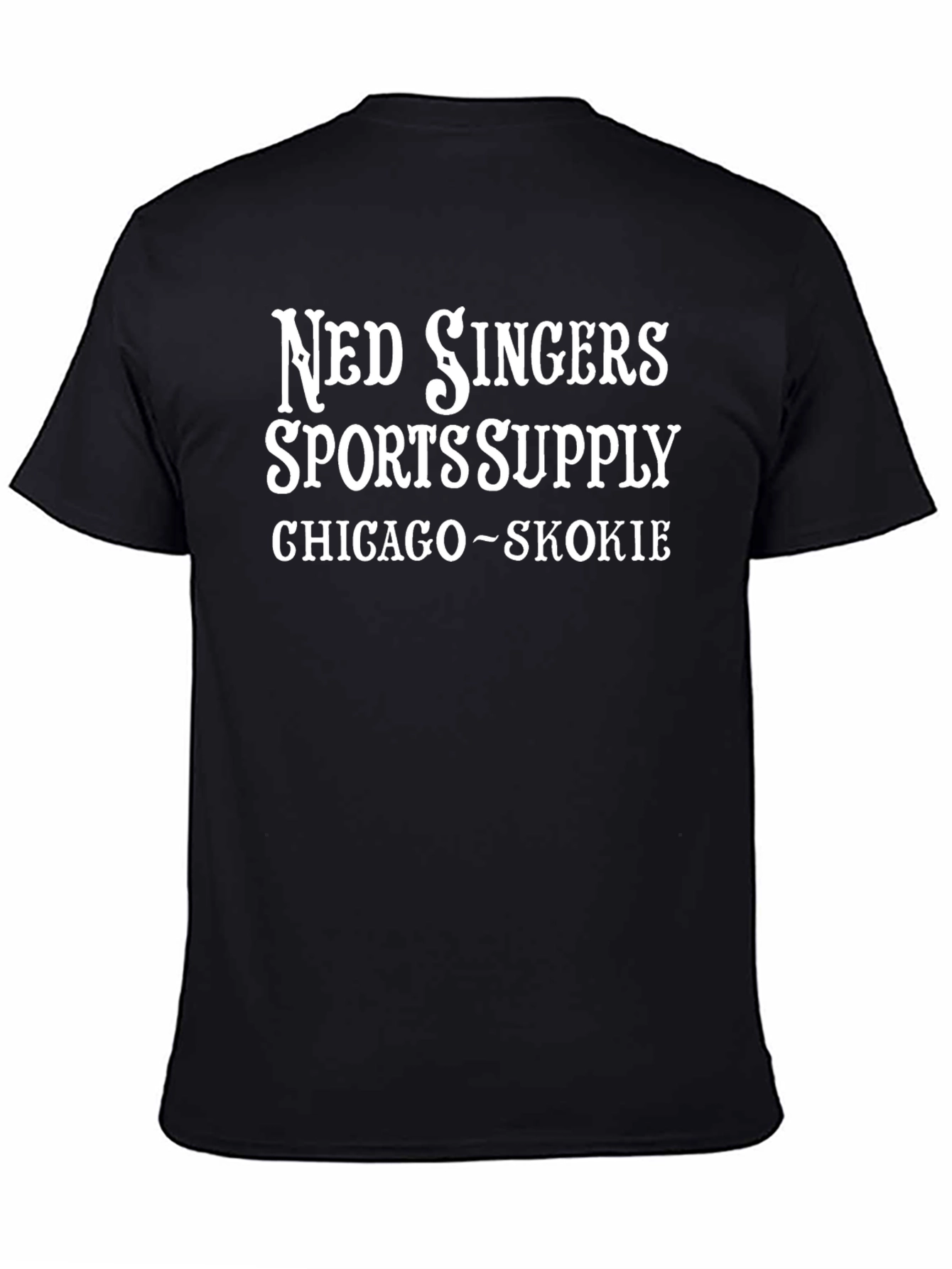 Ned Singers Sports Supply Black Graphic Tee