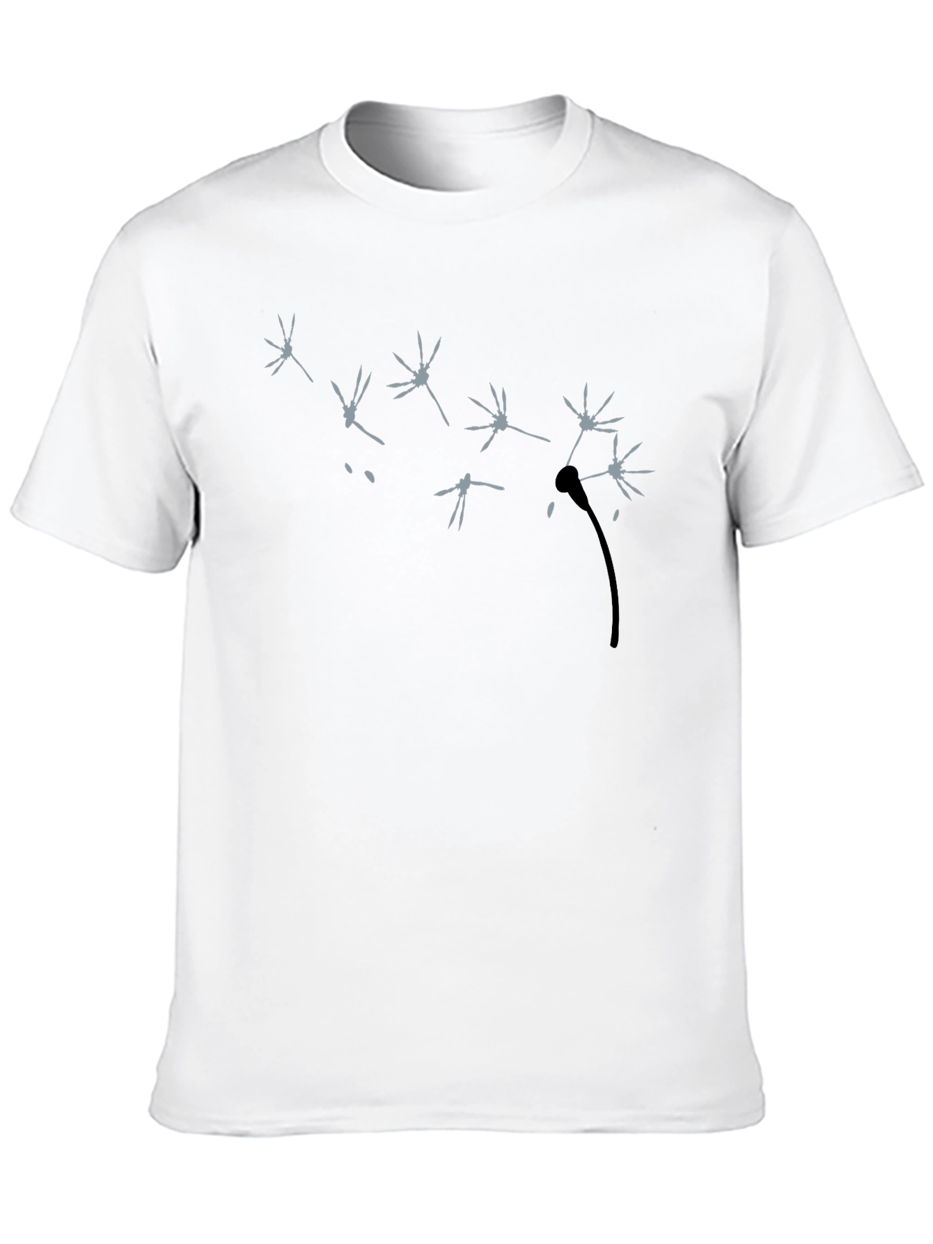 Dandelion Graphic Black T-Shirt