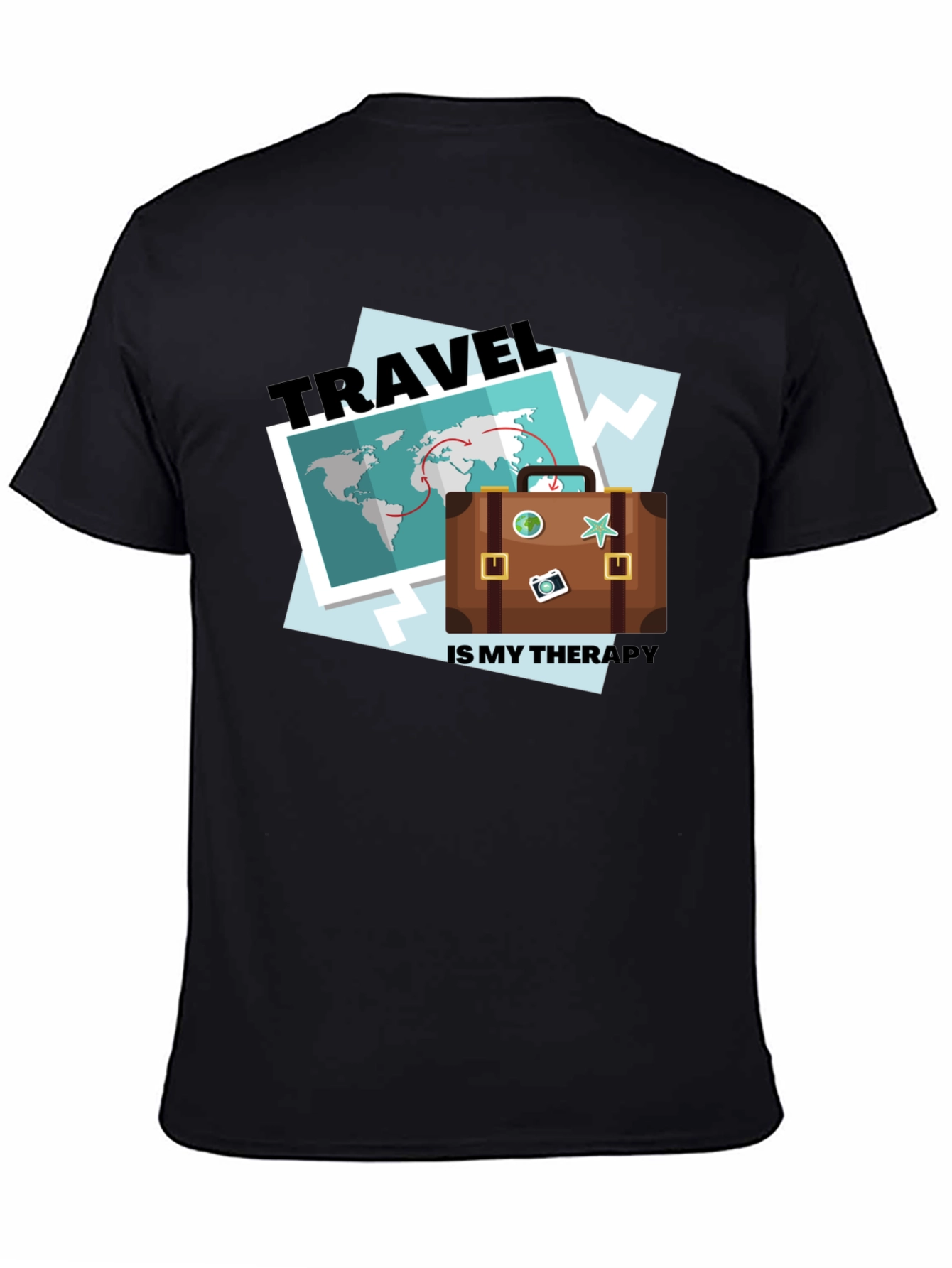 Travel Therapy T-Shirt - Adventure Awaits!