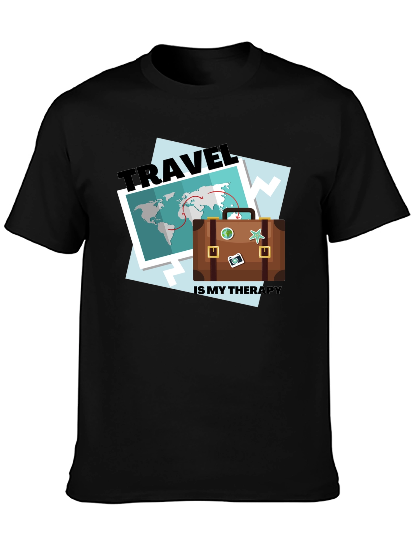 Travel Therapy T-Shirt - Adventure Awaits!
