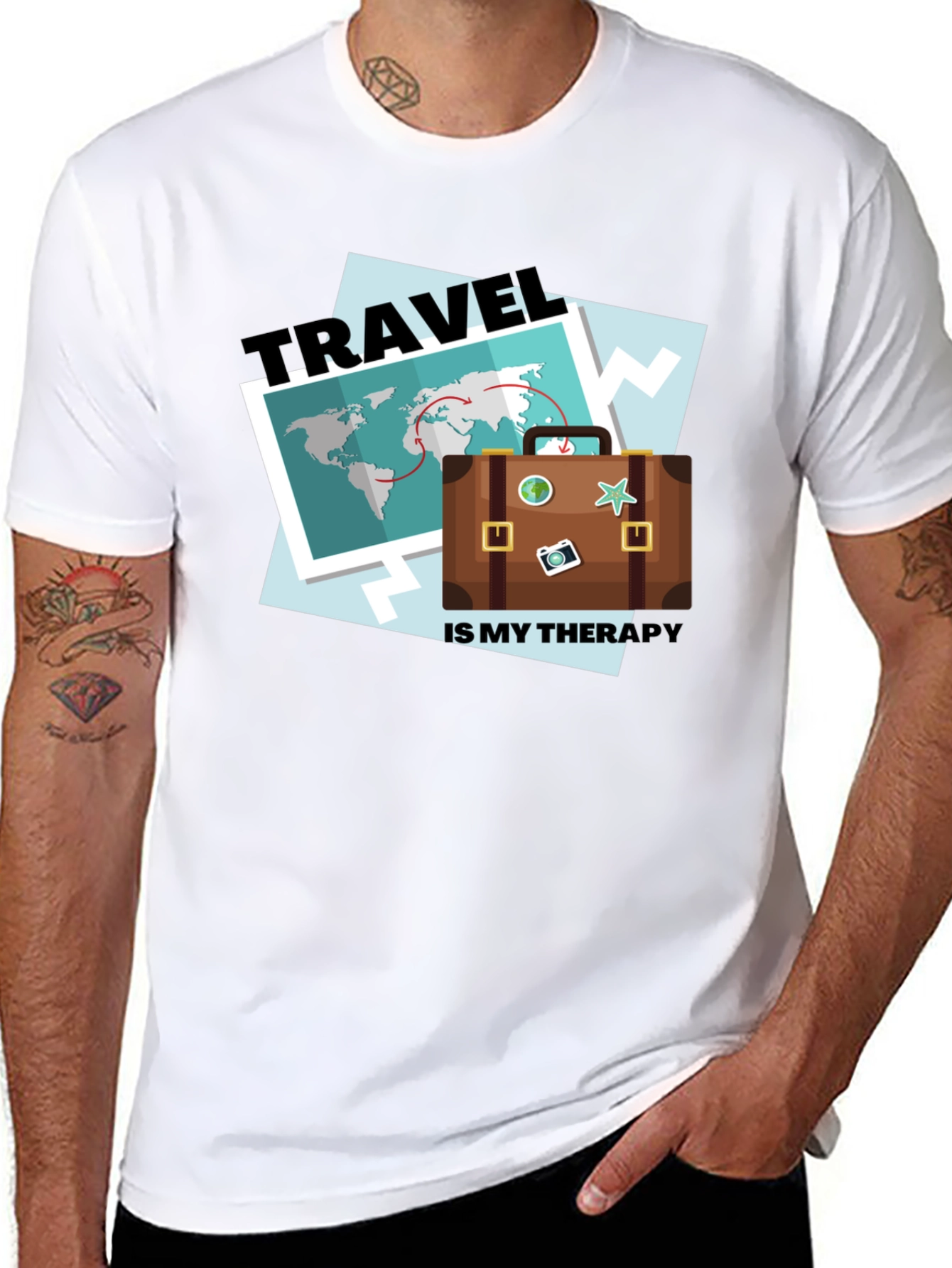 Travel Therapy T-Shirt - Adventure Awaits!