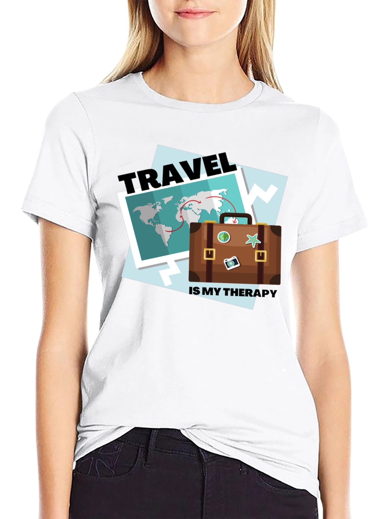 Travel Therapy T-Shirt - Adventure Awaits!