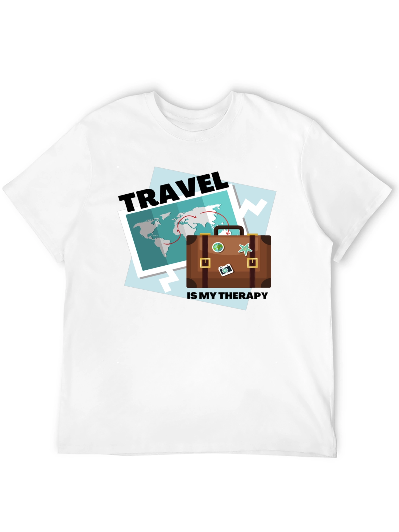 Travel Therapy T-Shirt - Adventure Awaits!