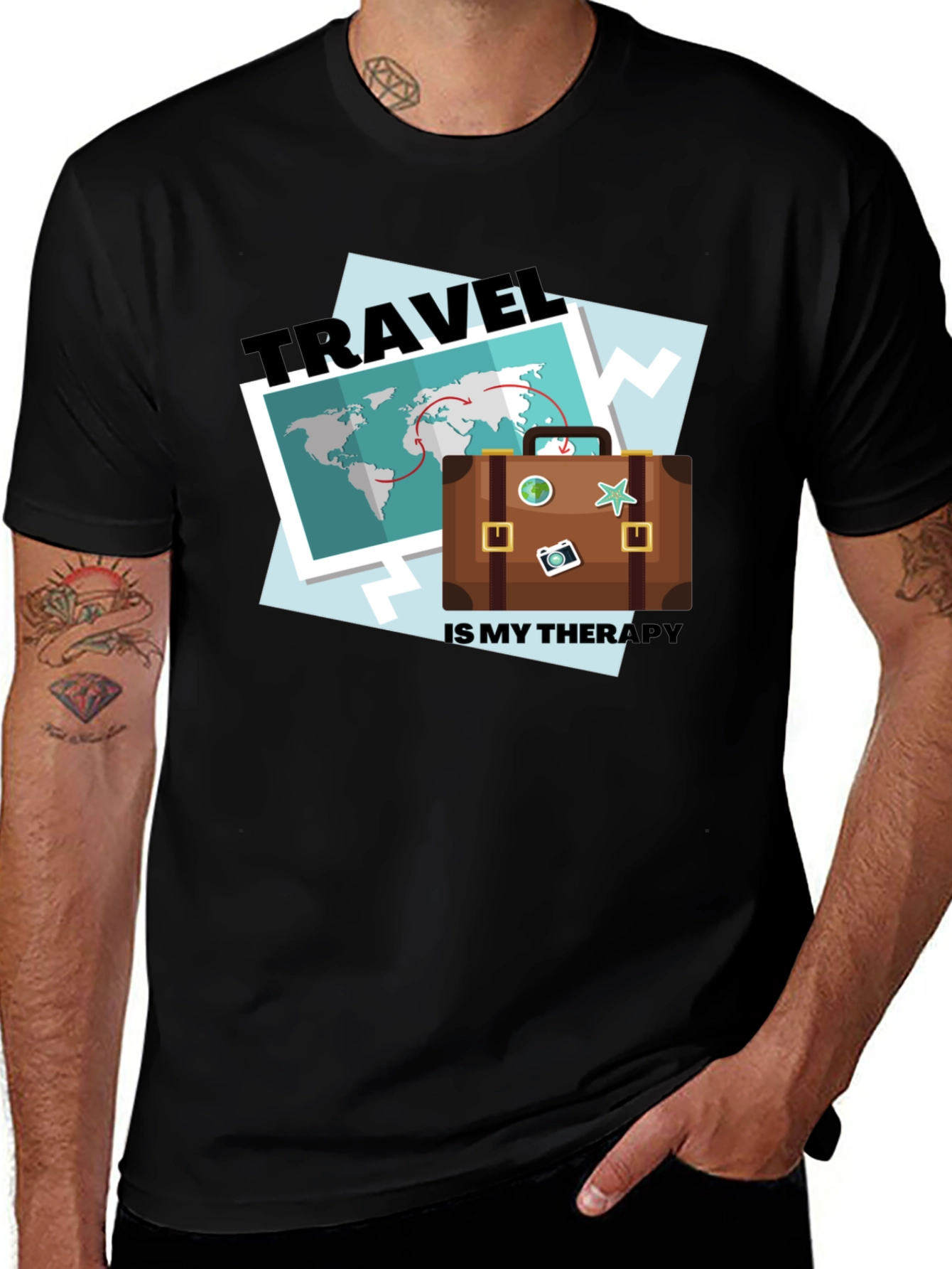 Travel Therapy T-Shirt - Adventure Awaits!