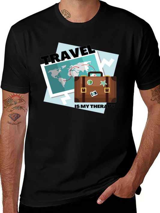 Travel Therapy T-Shirt - Adventure Awaits!
