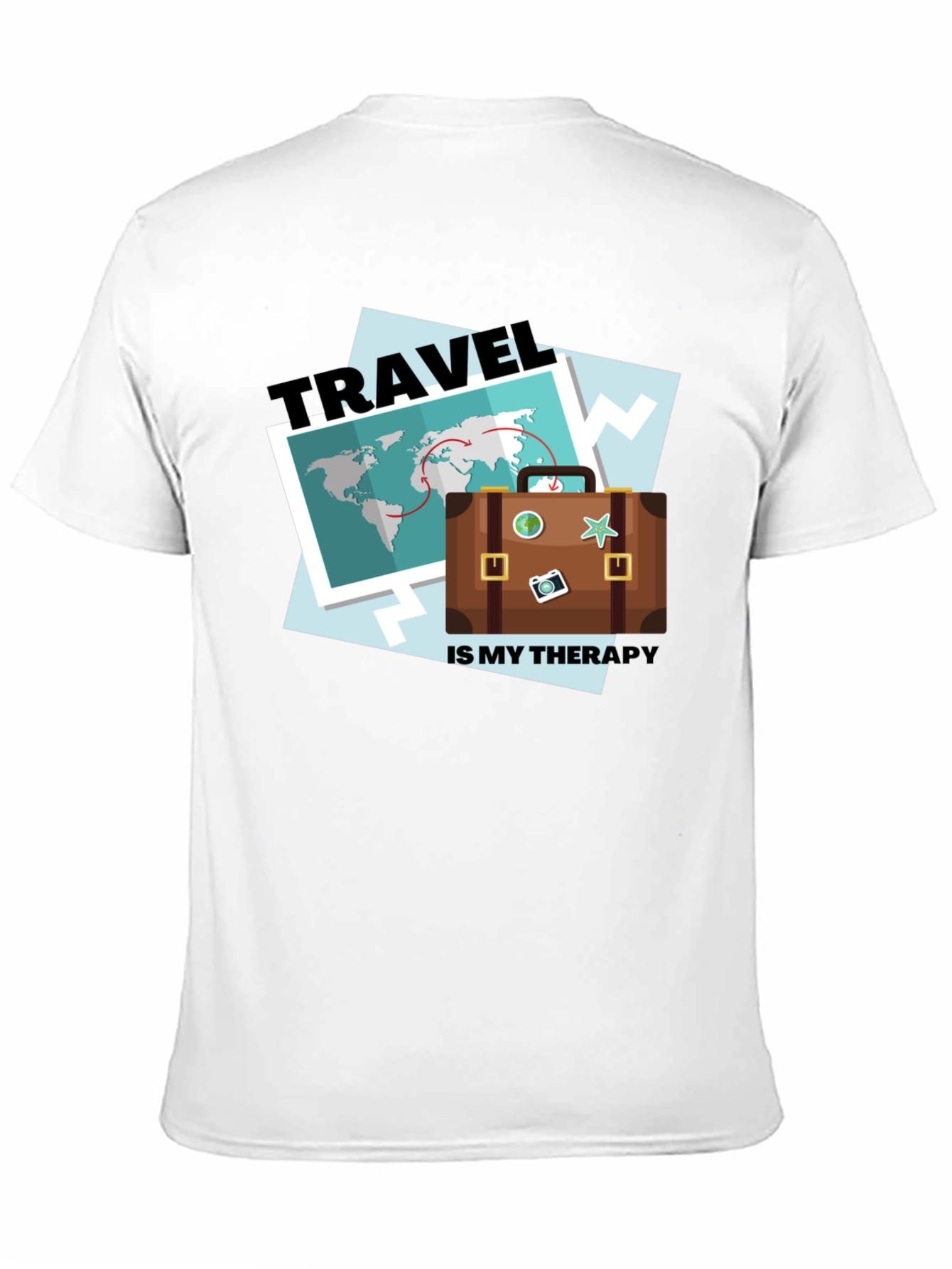 Travel Therapy T-Shirt - Adventure Awaits!