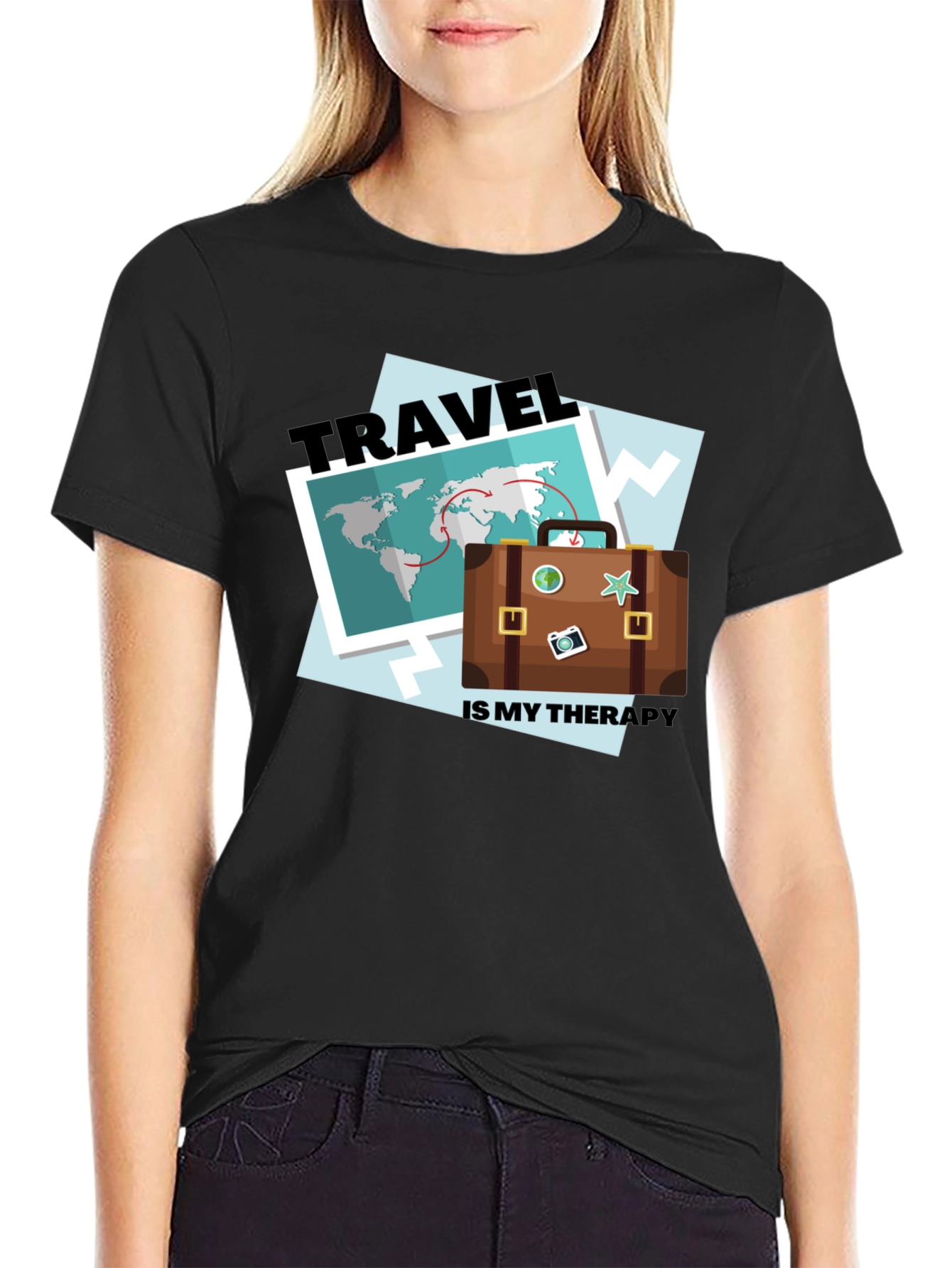 Travel Therapy T-Shirt - Adventure Awaits!