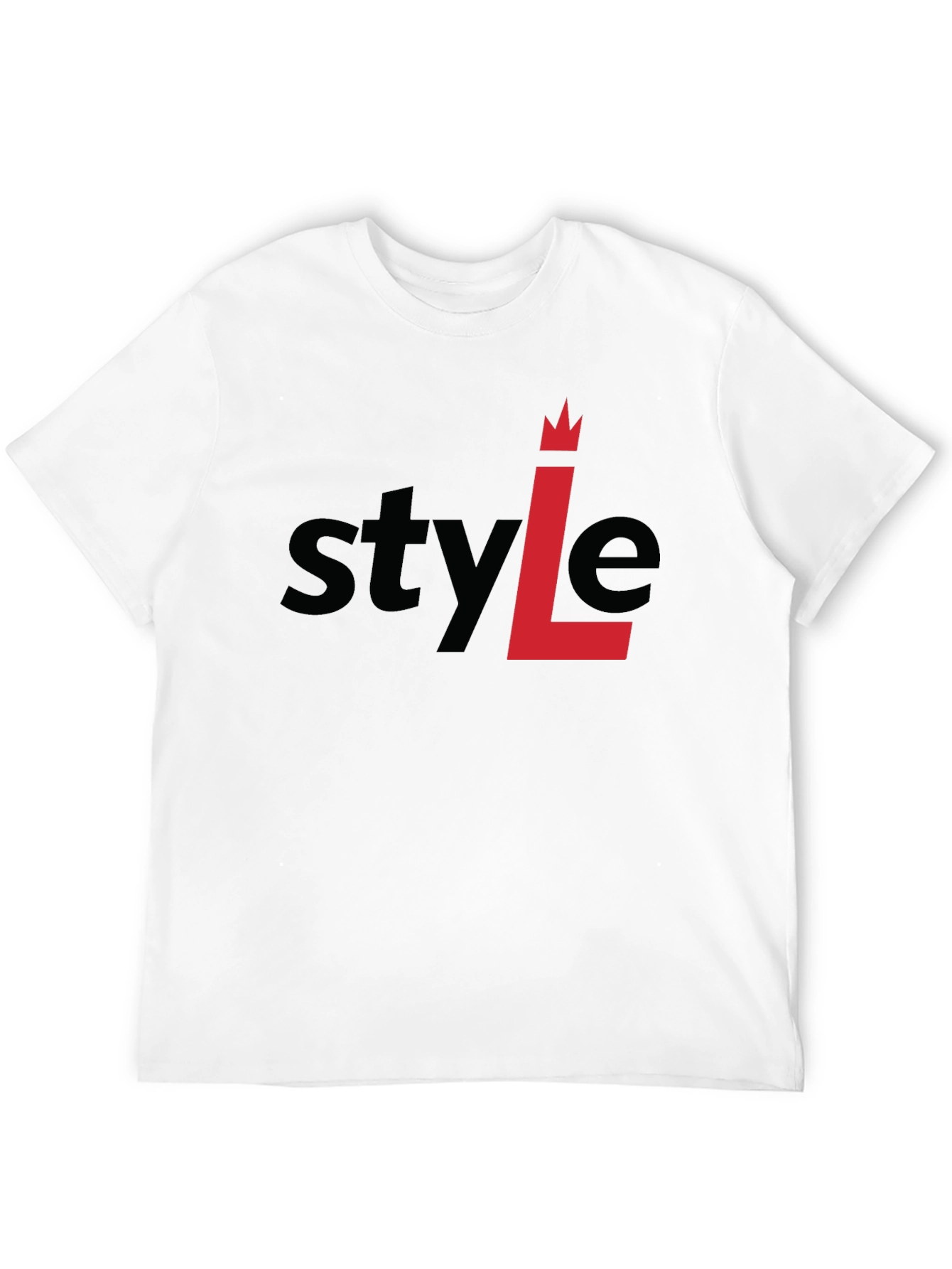 Stylish Black T-Shirt - Style L Design