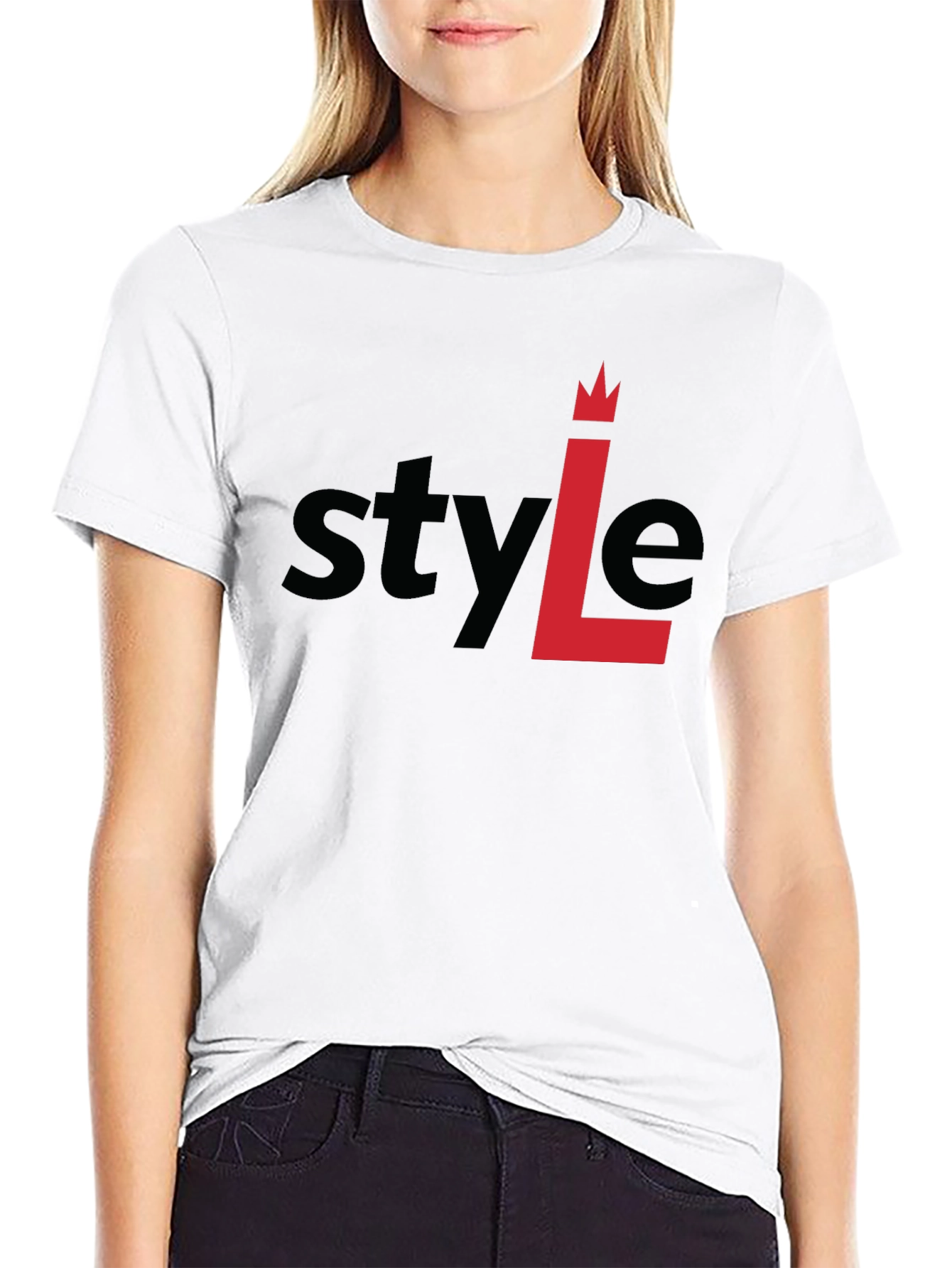 Stylish Black T-Shirt - Style L Design