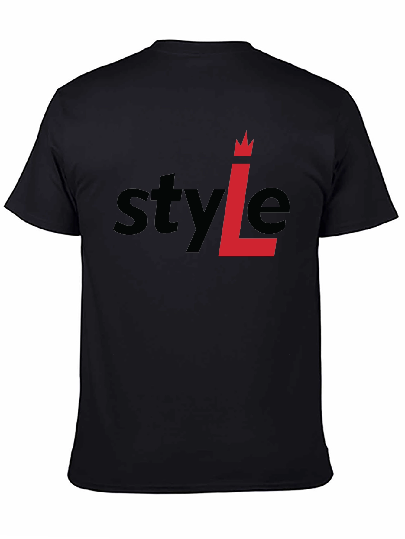 Stylish Black T-Shirt - Style L Design