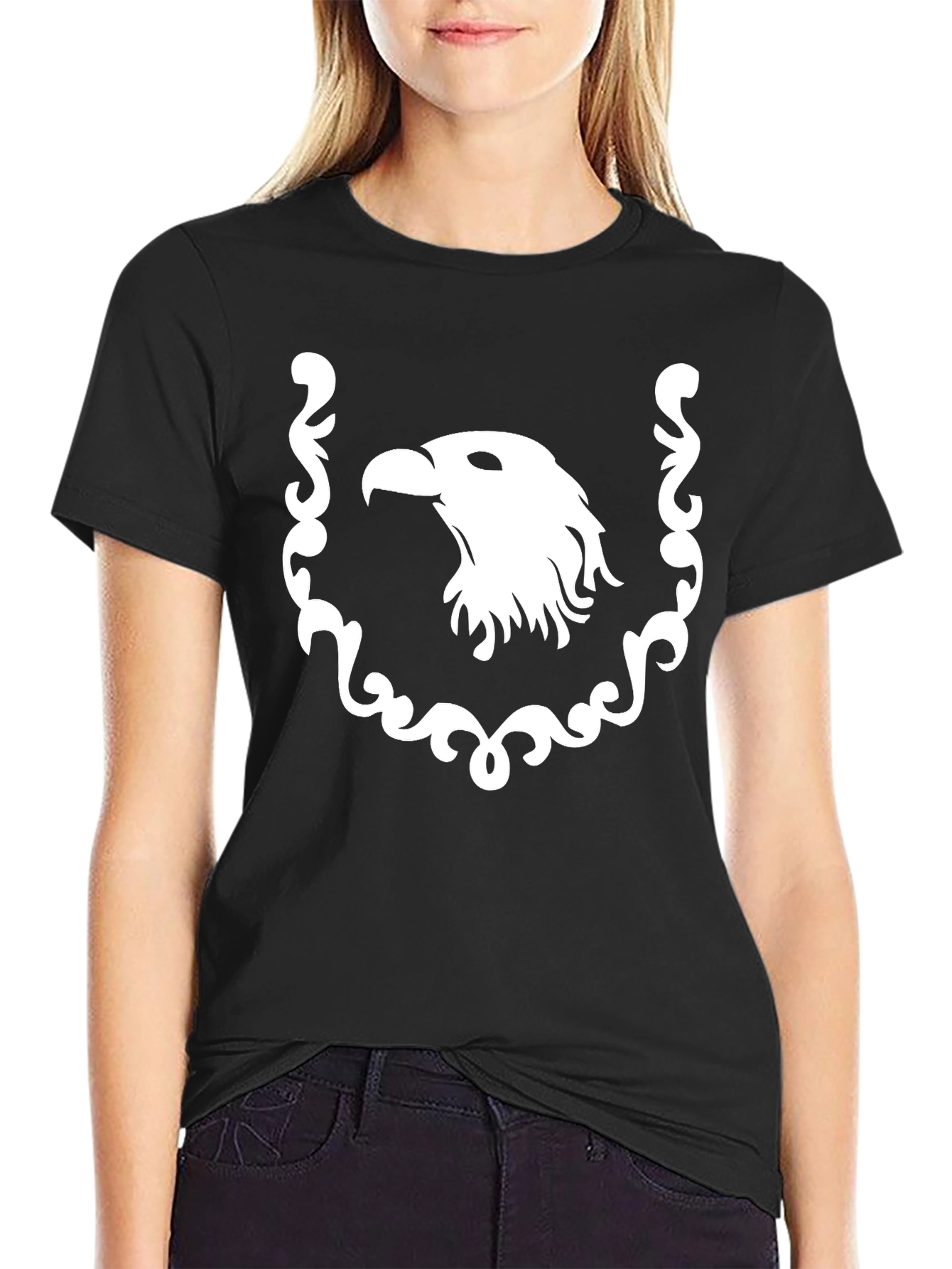 Black Eagle Graphic Tee - Stylish Menswear