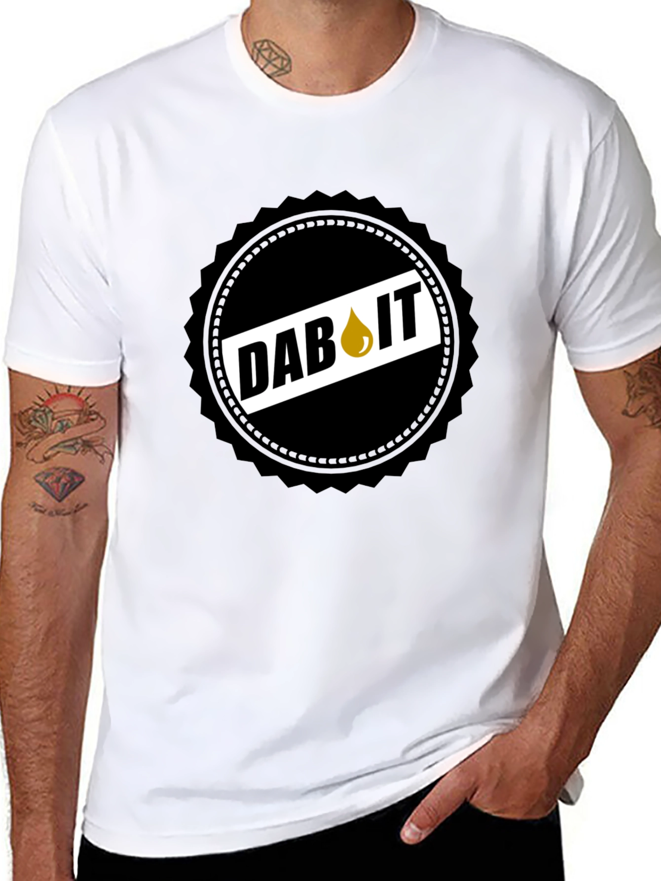 Dab It T-Shirt - Black Graphic Tee