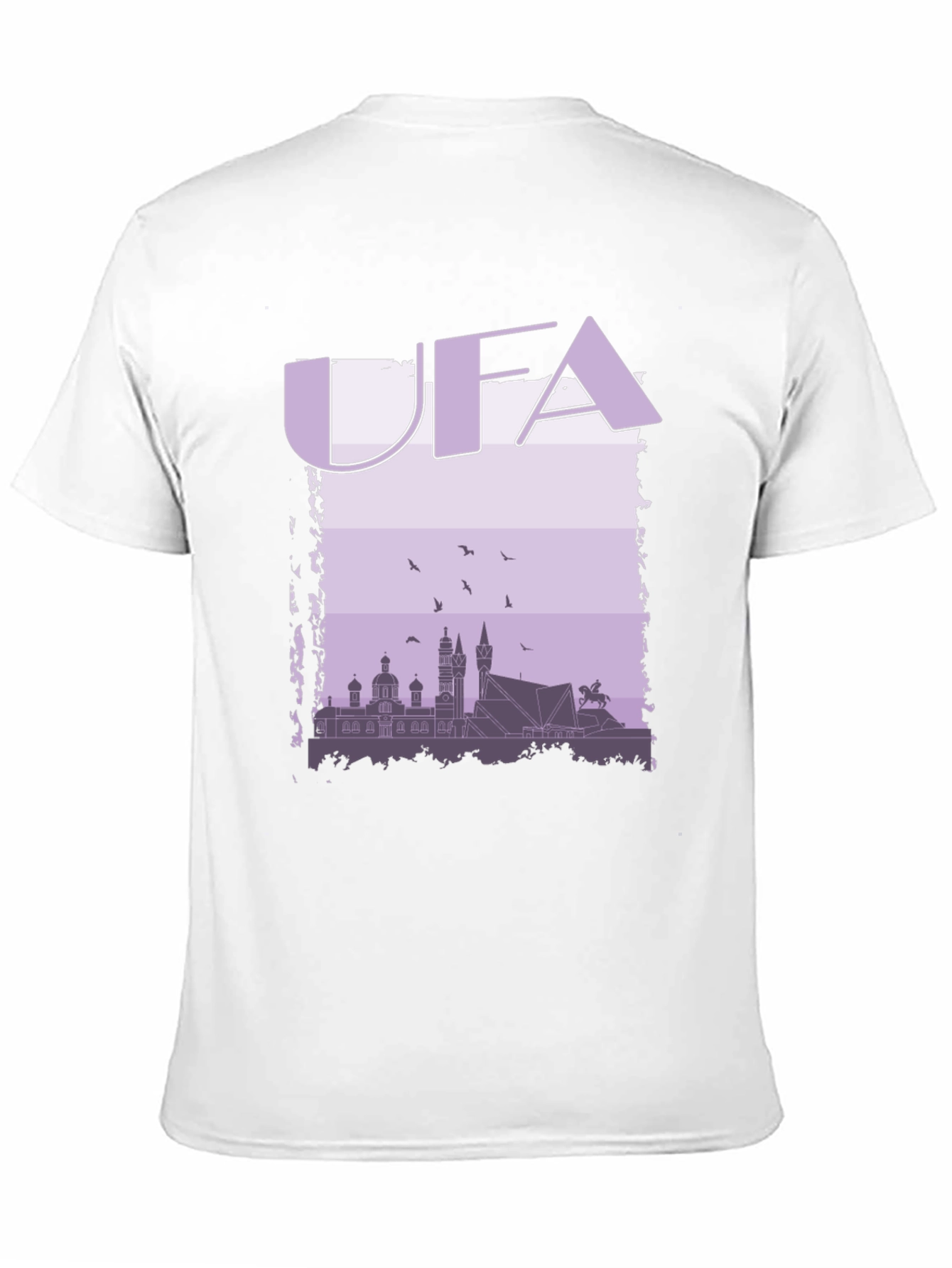 UFA Skyline Graphic T-Shirt - Black Cotton Tee