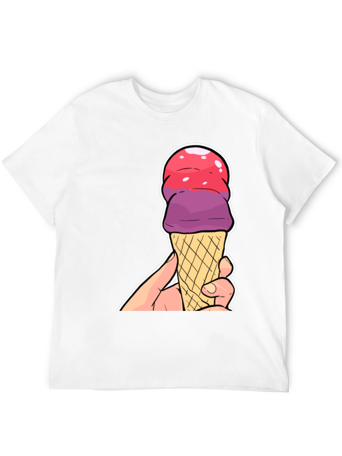 Ice Cream Cone Graphic T-Shirt