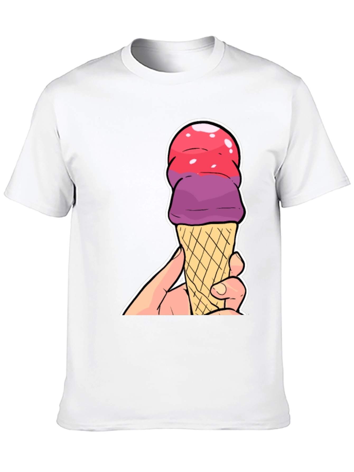Ice Cream Cone Graphic T-Shirt