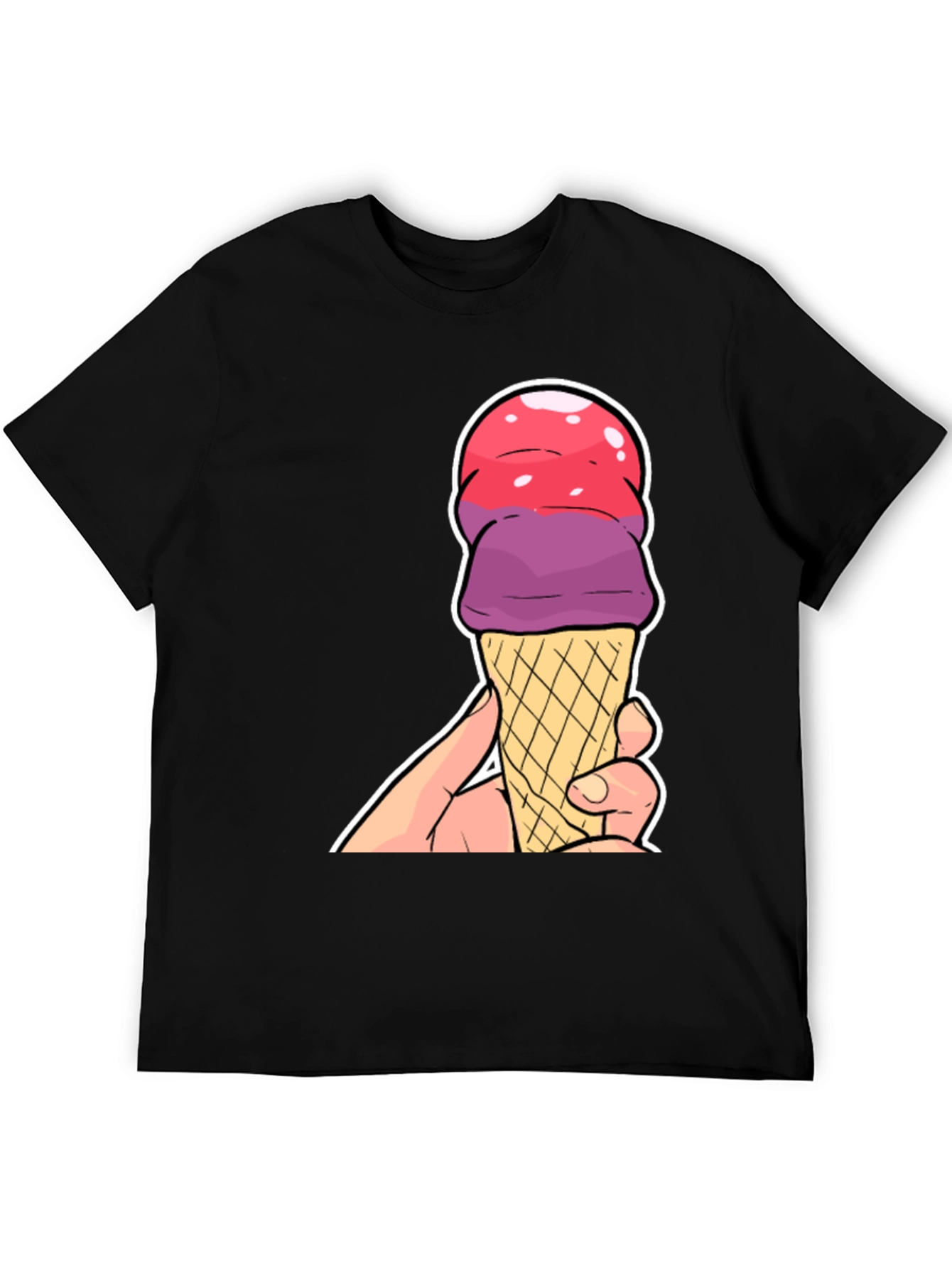 Ice Cream Cone Graphic T-Shirt
