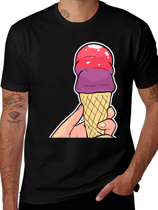 Ice Cream Cone Graphic T-Shirt