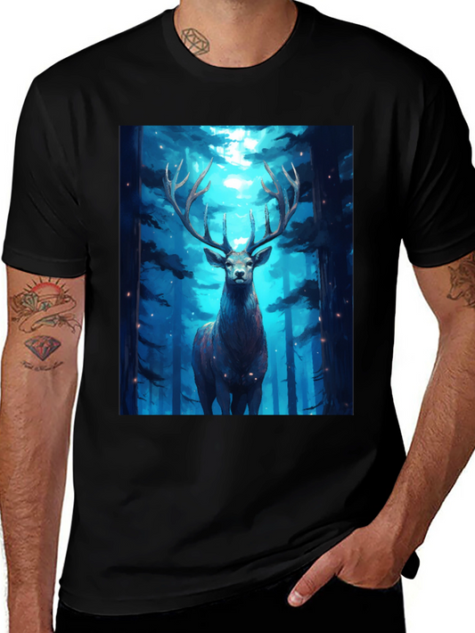 Stag in the Woods Graphic T-Shirt