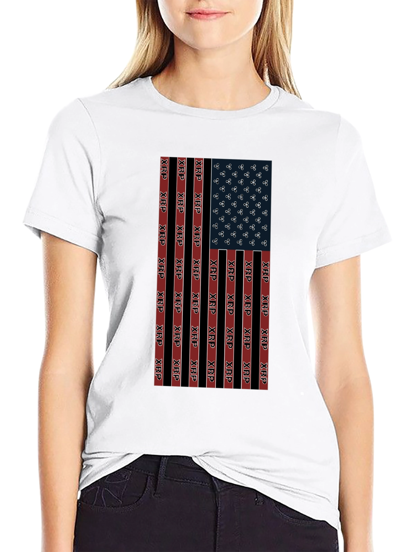 American Flag XRP T-Shirt