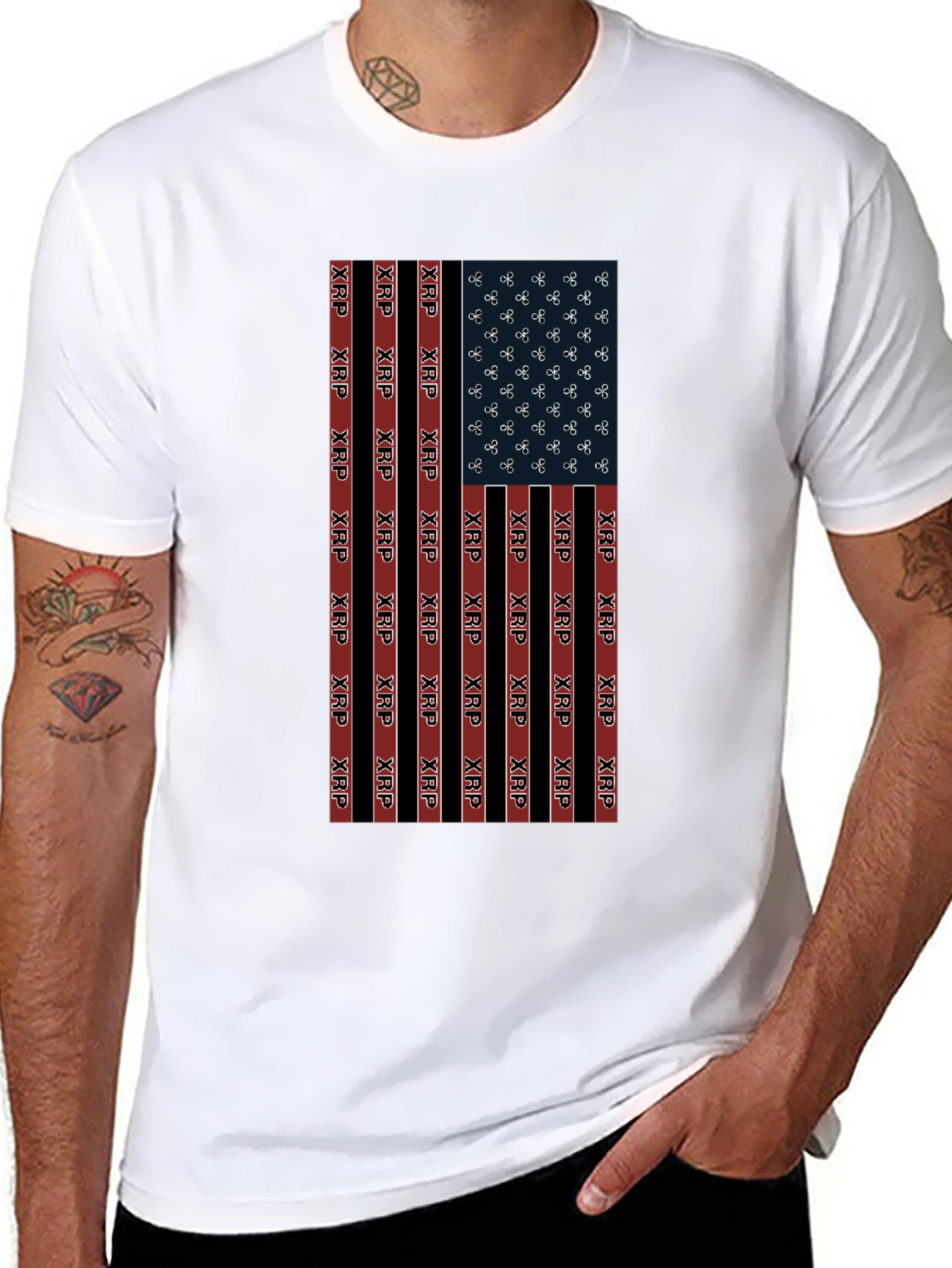 American Flag XRP T-Shirt