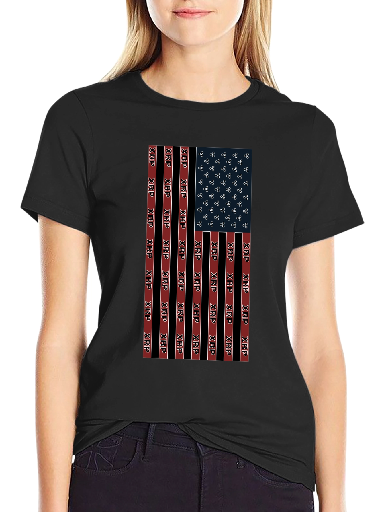American Flag XRP T-Shirt