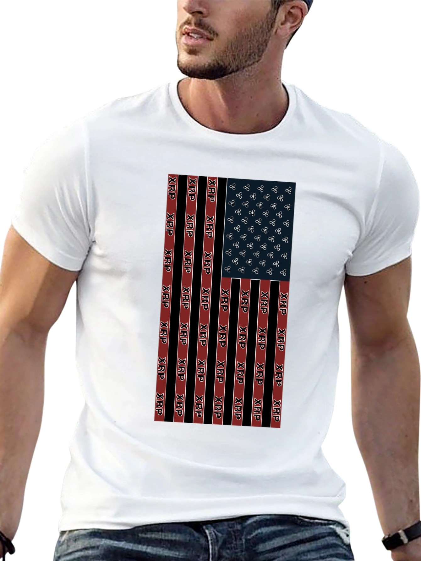 American Flag XRP T-Shirt