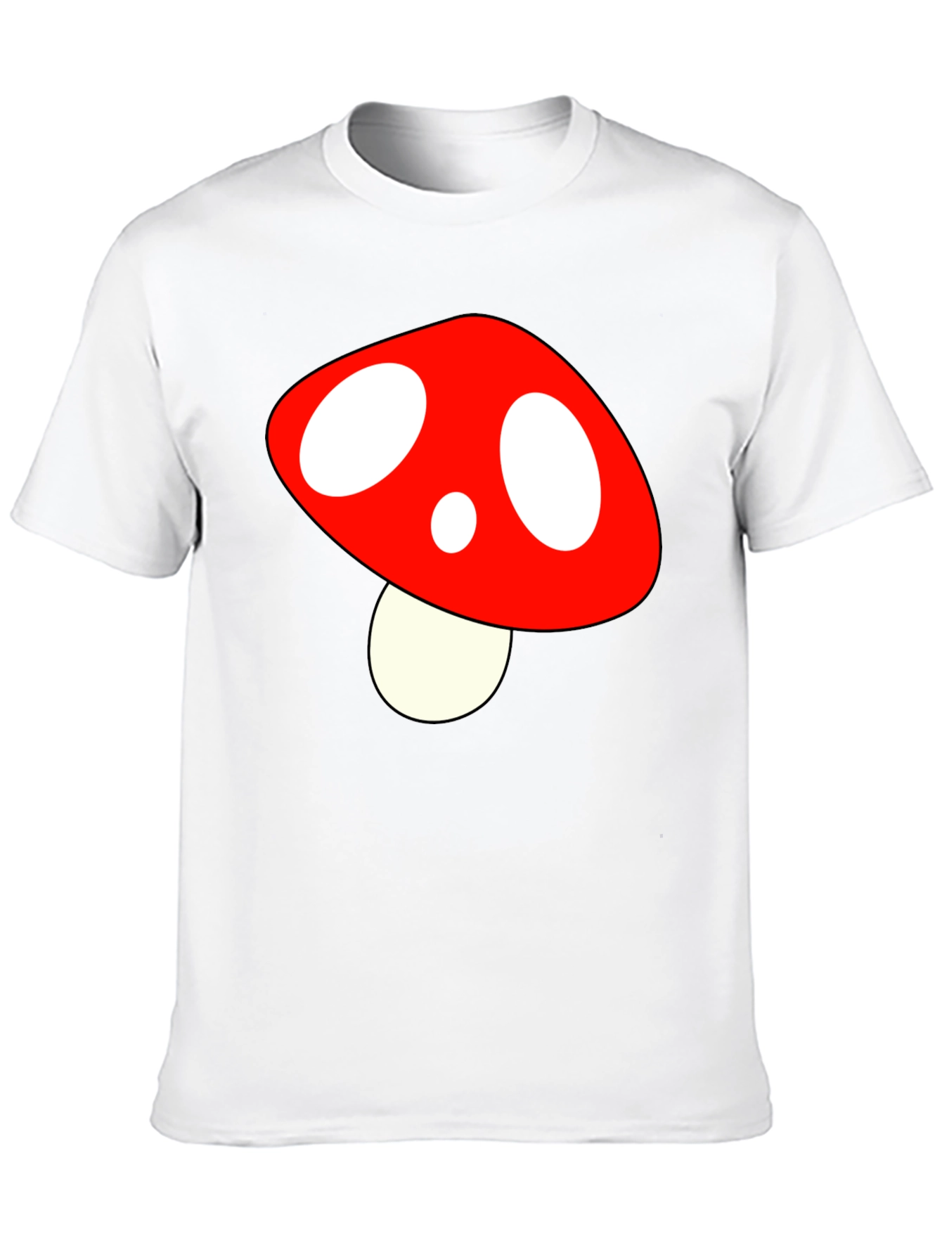 Mushroom Graphic T-Shirt - Black Tee