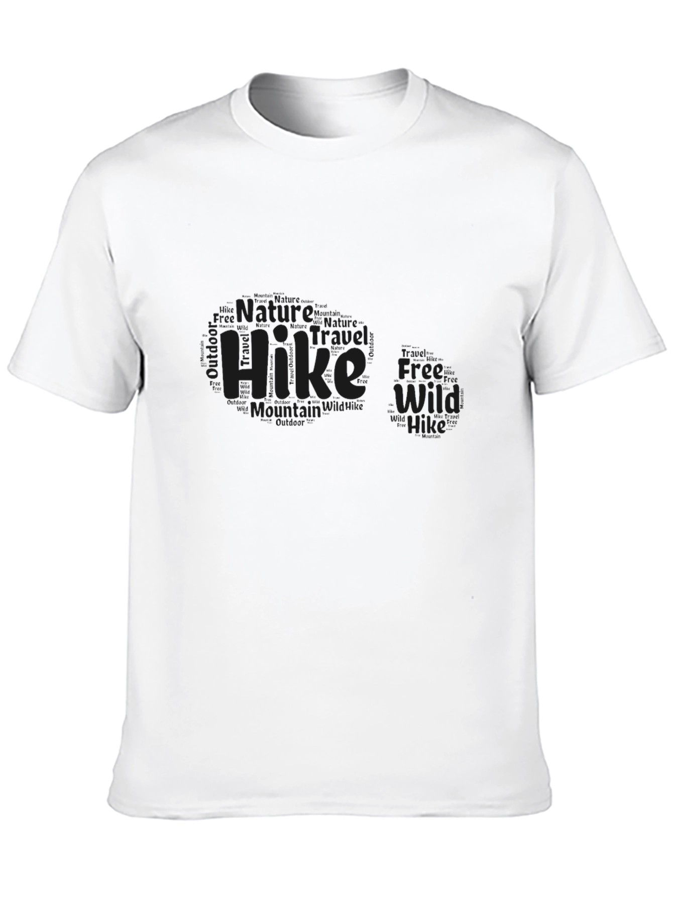Nature Hike Graphic Black Tee